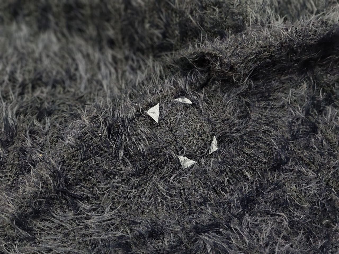Japanese Brand Vintage 90's Japanese Dark Mohair Style Fuzzy Sweater Hype Size US S / EU 44-46 / 1 - 18 Thumbnail