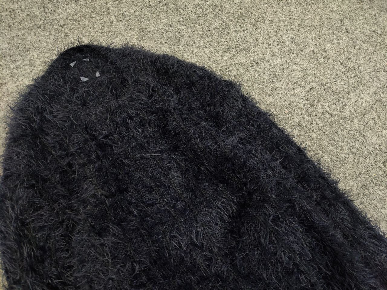Japanese Brand Vintage 90's Japanese Dark Mohair Style Fuzzy Sweater Hype Size US S / EU 44-46 / 1 - 12 Thumbnail
