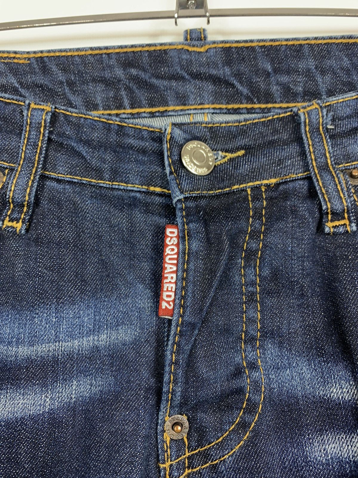 Designer × Dsquared2 Dsquared2 distressed denim jeans Size 42 navy blue pants Size US 30 / EU 46 - 13 Thumbnail