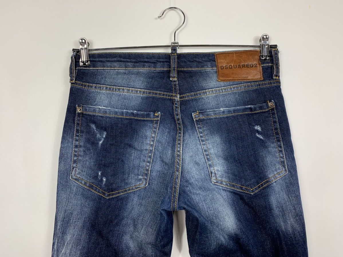Designer × Dsquared2 Dsquared2 distressed denim jeans Size 42 navy blue pants Size US 30 / EU 46 - 3 Thumbnail