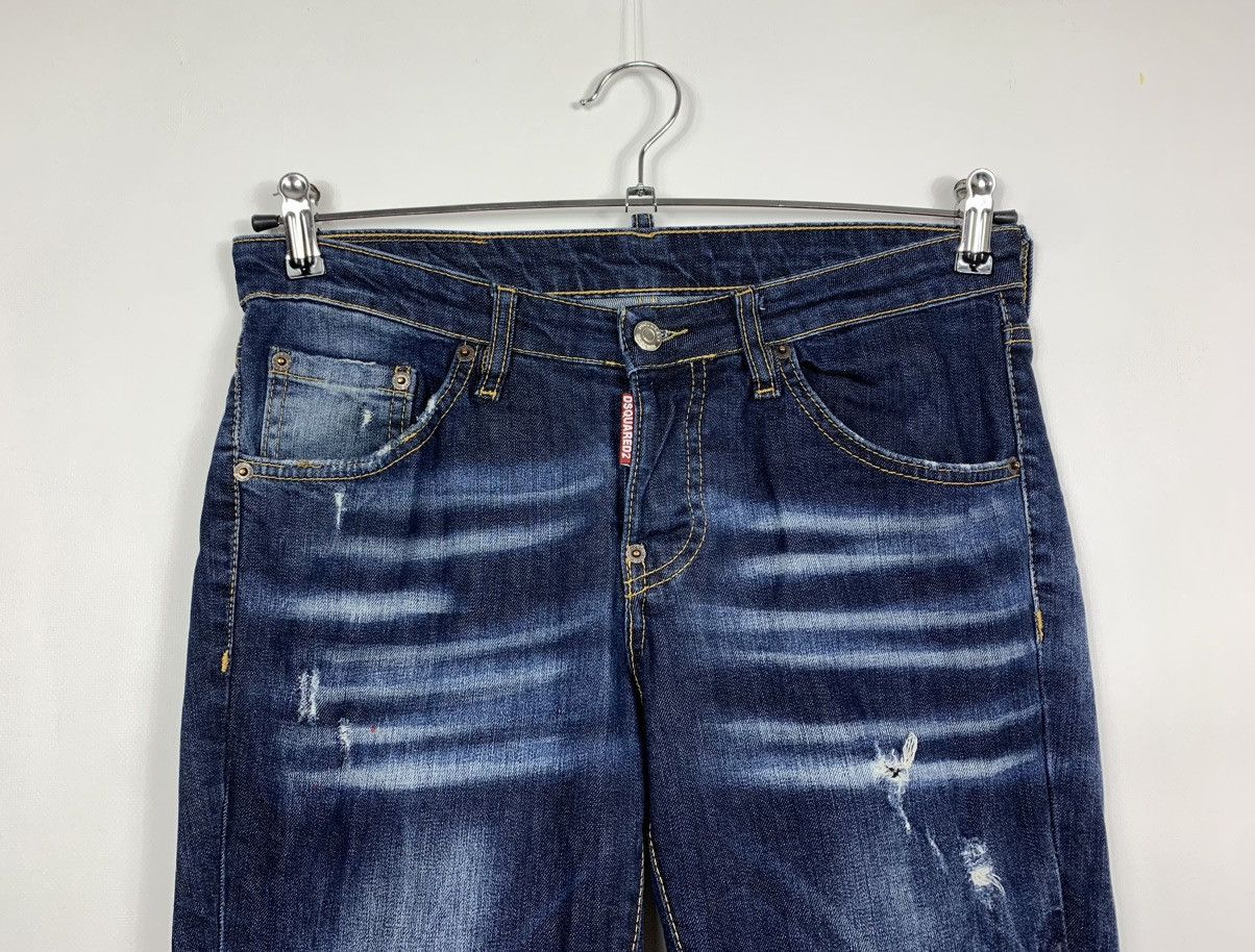 Designer × Dsquared2 Dsquared2 distressed denim jeans Size 42 navy blue pants Size US 30 / EU 46 - 7 Thumbnail