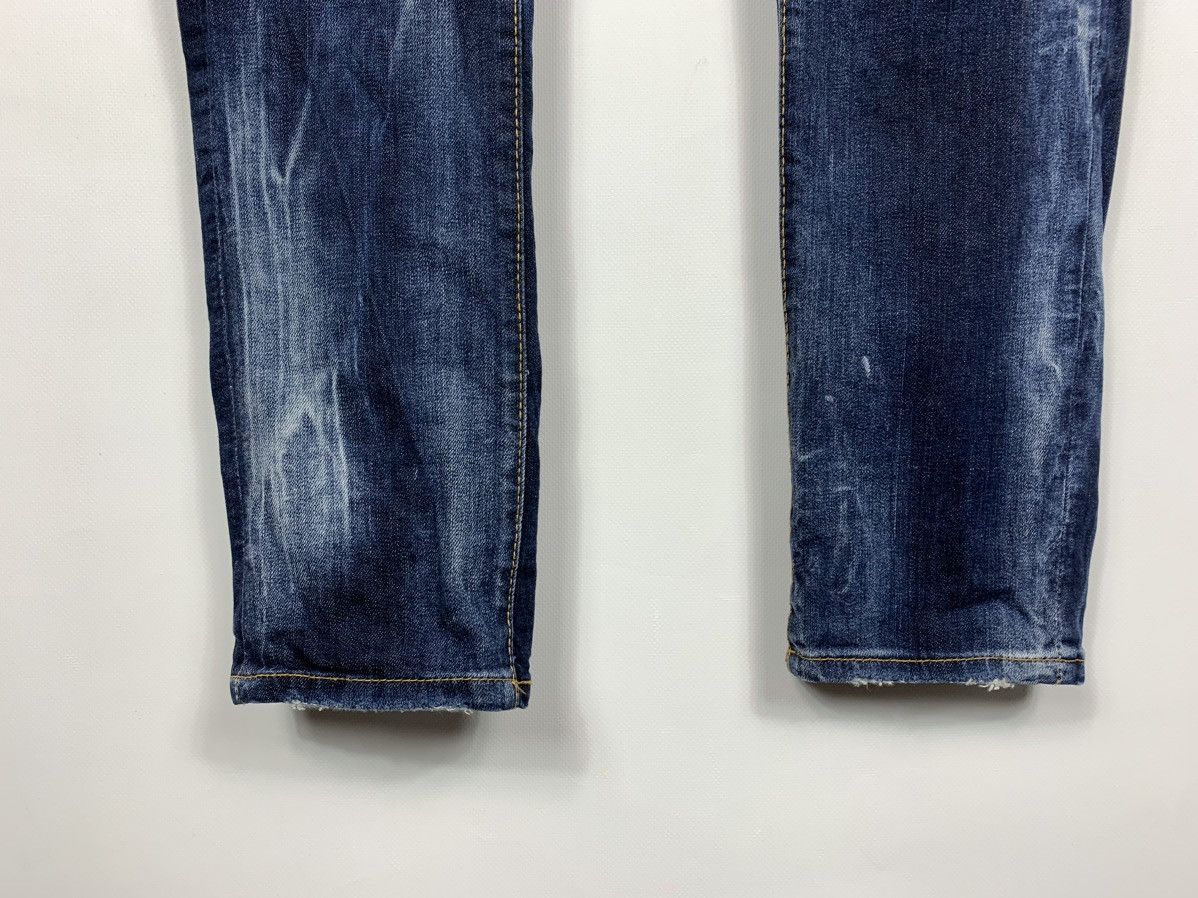 Designer × Dsquared2 Dsquared2 distressed denim jeans Size 42 navy blue pants Size US 30 / EU 46 - 9 Thumbnail