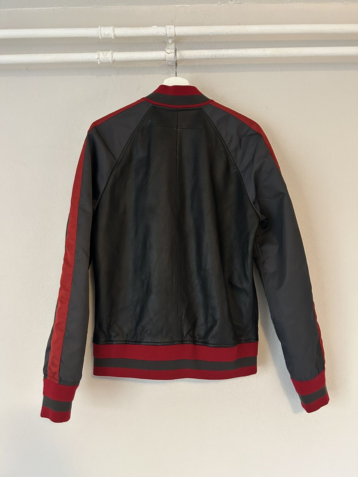Givenchy Leather Varsity Bomber Jacket Size US M / EU 48-50 / 2 - 9 Thumbnail