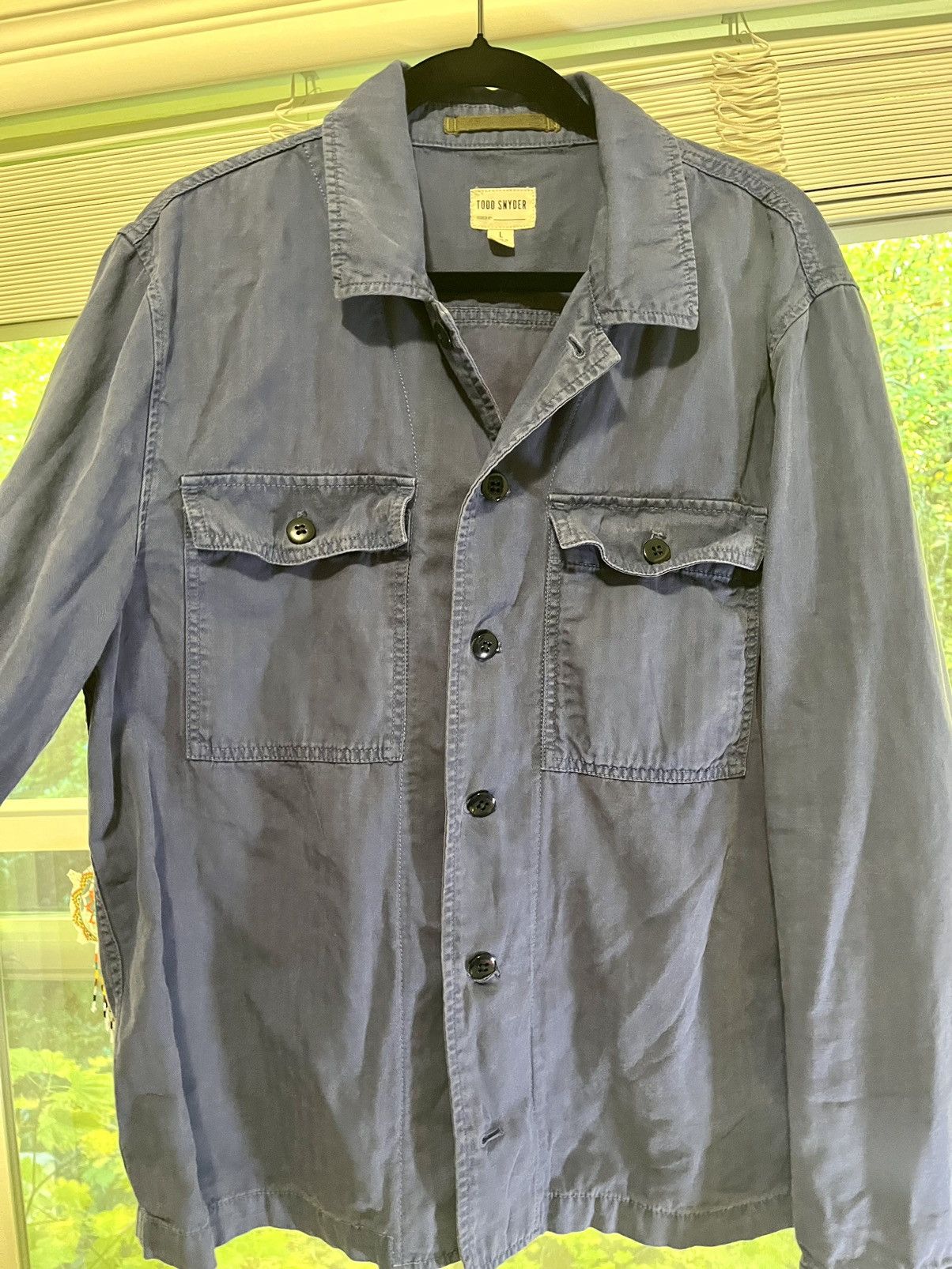 Todd Snyder Blue herringbone Todd Snyder jacket French blue | Grailed