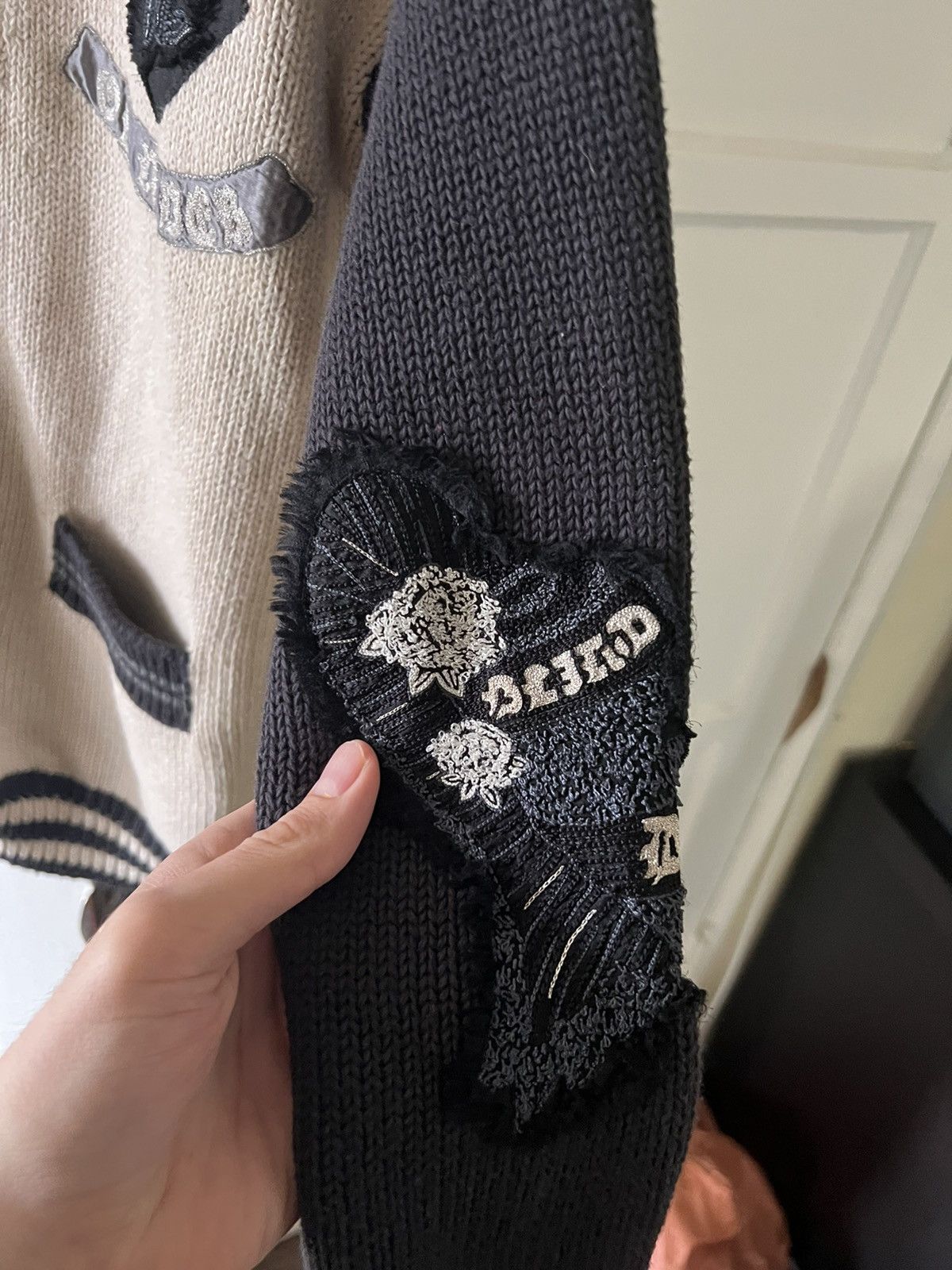 Hedi Slimane × Saint Laurent Paris SLP Embroidered Cardigan Size US M / EU 48-50 / 2 - 5 Thumbnail