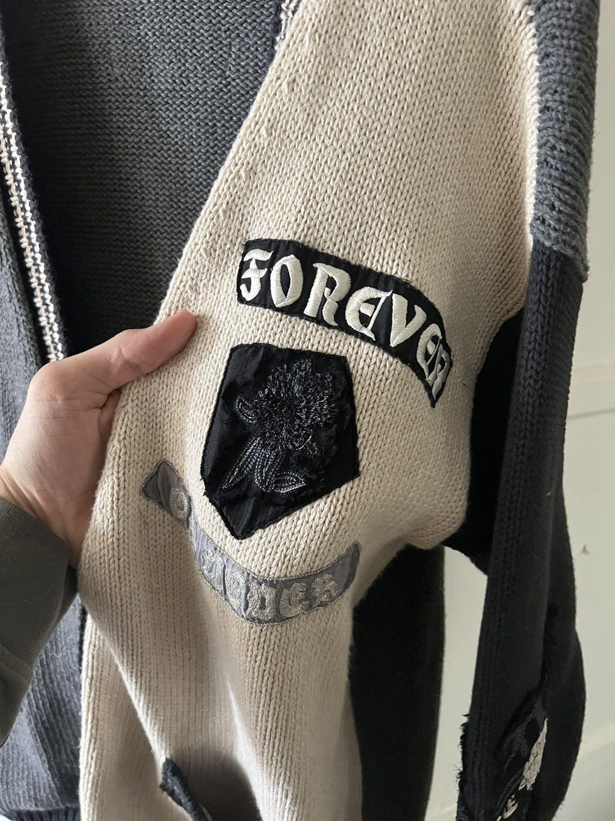 Hedi Slimane × Saint Laurent Paris SLP Embroidered Cardigan Size US M / EU 48-50 / 2 - 4 Thumbnail
