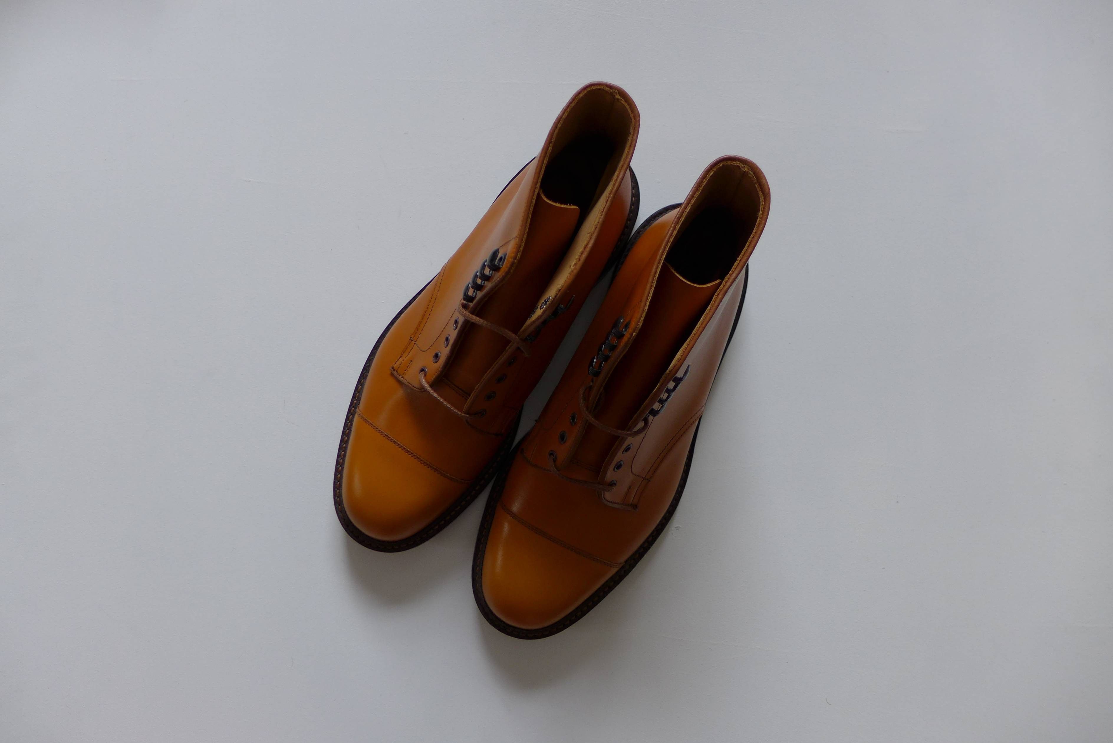 image of Trickers Tricker's Scott Boots - Acorn Antique Calf Leather, Men's (Size 9)