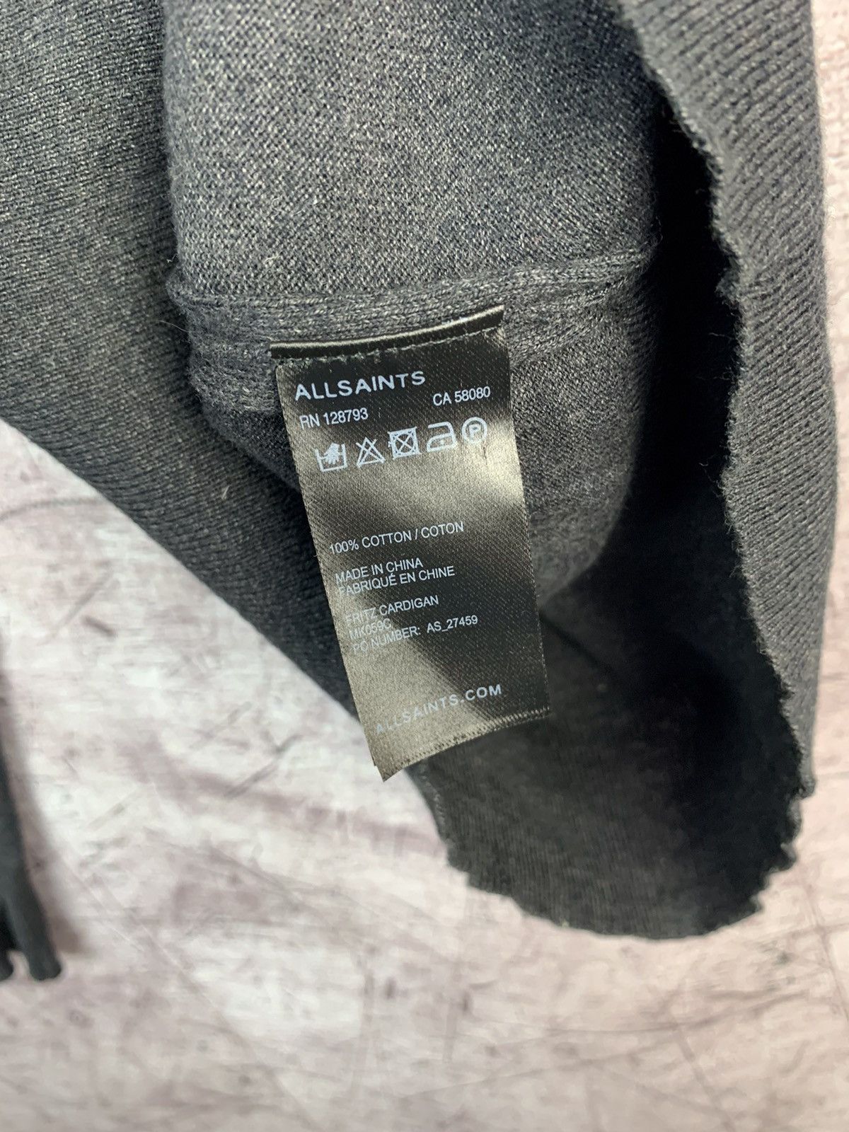 Allsaints Allsaints Mens Fritz Cardigan Size US M / EU 48-50 / 2 - 4 Thumbnail