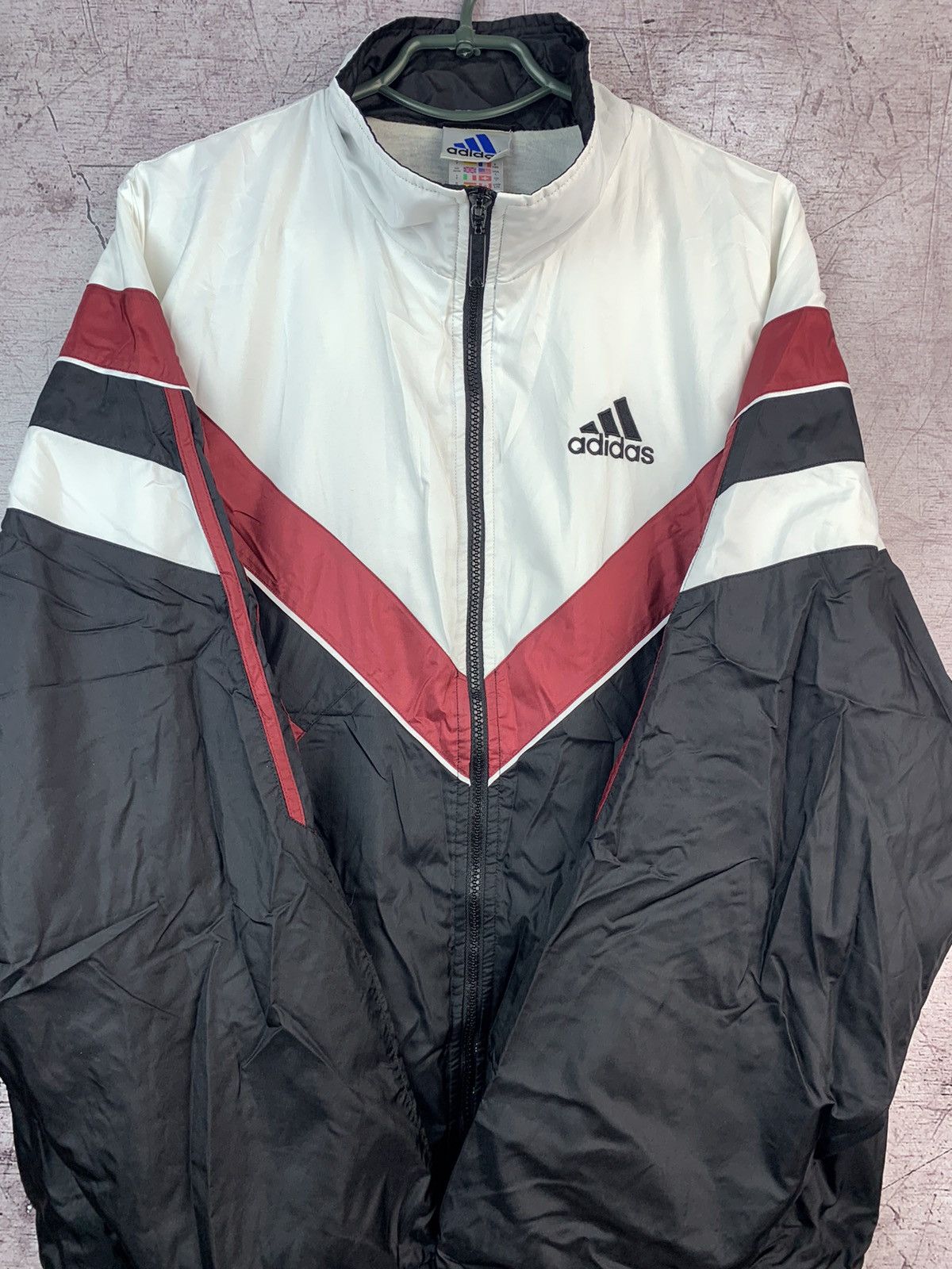 Adidas Vintage Adidas Nylon Track Top Jacket y2k Size US L / EU 52-54 / 3 - 2 Thumbnail