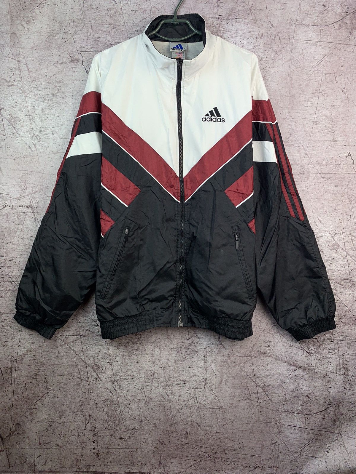 Adidas Vintage Adidas Nylon Track Top Jacket y2k Size US L / EU 52-54 / 3 - 1 Thumbnail