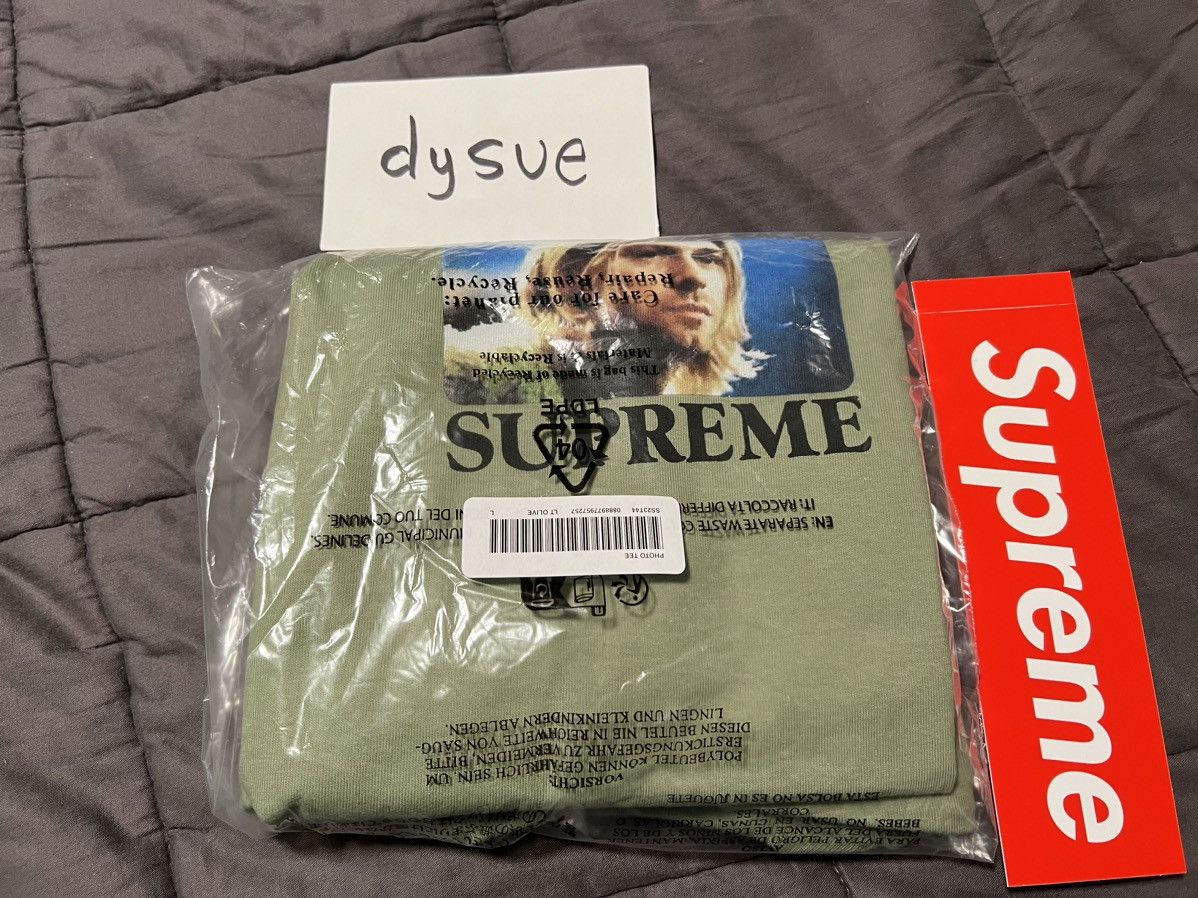 Supreme Kurt Cobain Tee Light Olive