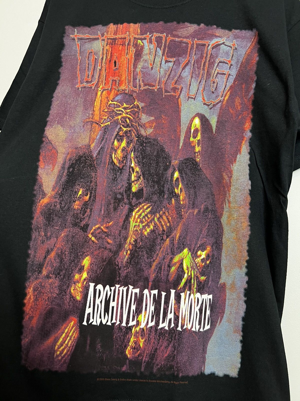 Band Tees Rare Vintage 00s Danzig Logo Horror Punk Metal Band Tee Size US M / EU 48-50 / 2 - 2 Thumbnail