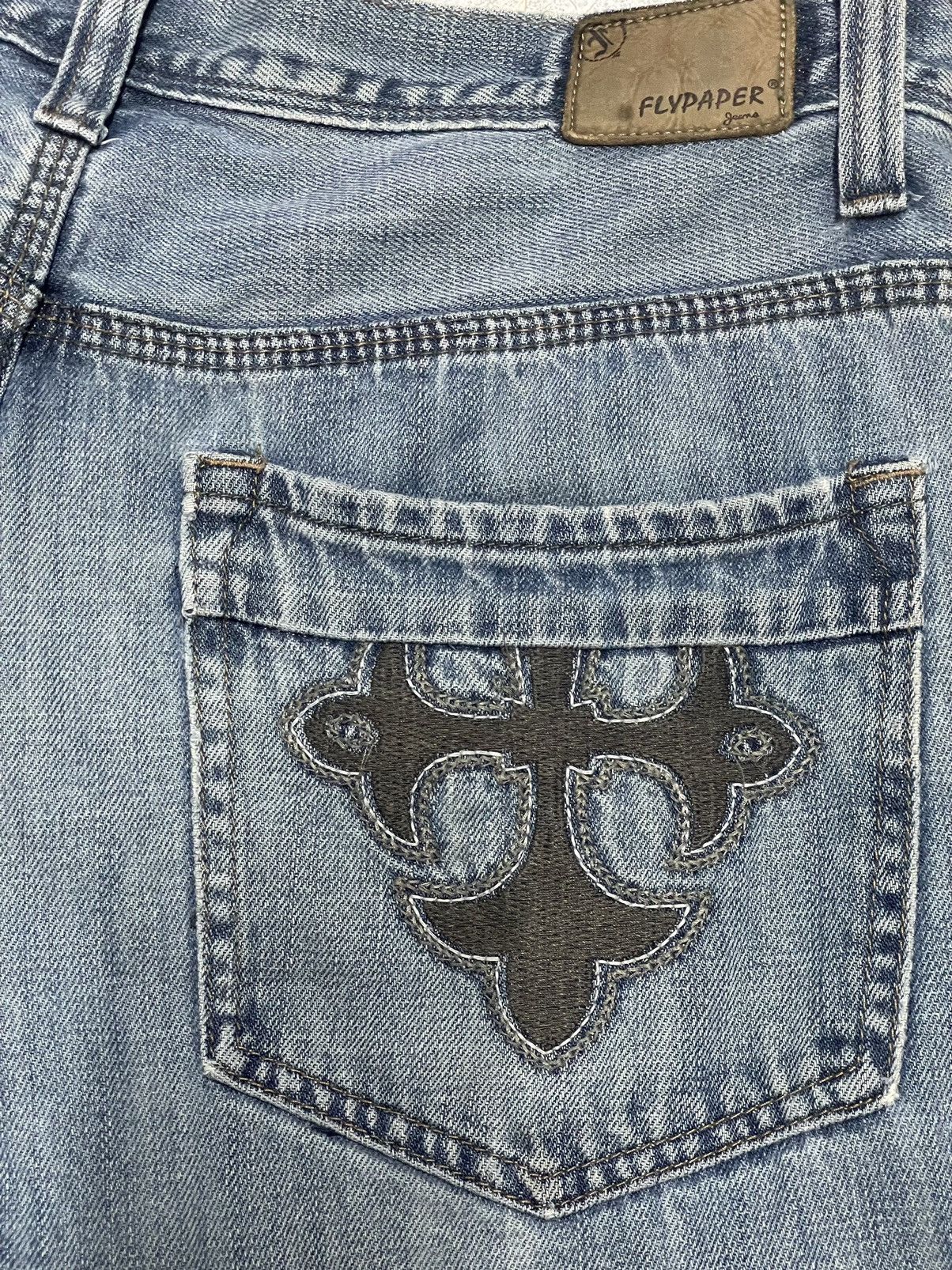 🔥Chromehearts Inspired Flypaper Denim Jeans Straight cut🔥
