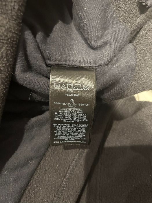 Gap Yeezy Gap Polar Fleece Padded Hoodie | Grailed