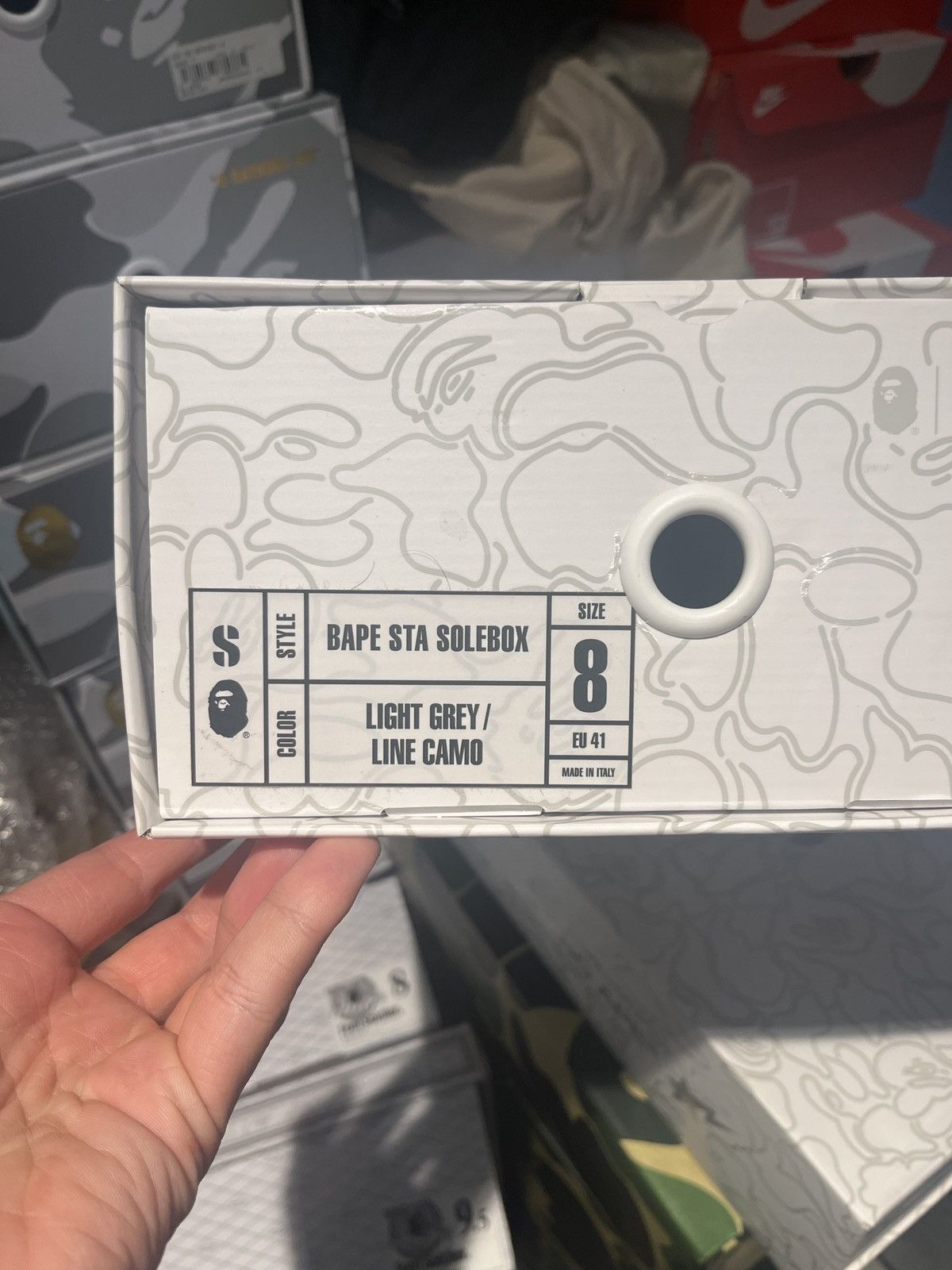 Bape Bape x Solebox Bapesta Size US 8 / EU 41 - 6 Thumbnail