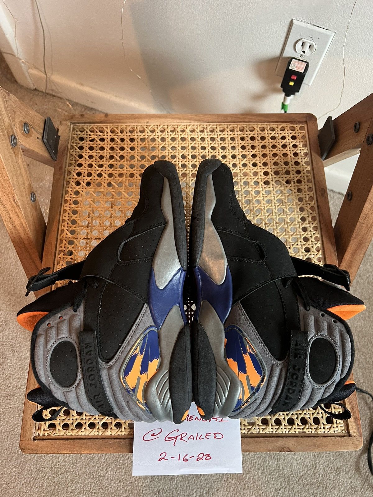 Jordan Brand Jordan 8 Retro Phoenix Suns Size US 8 / EU 41 - 4 Thumbnail