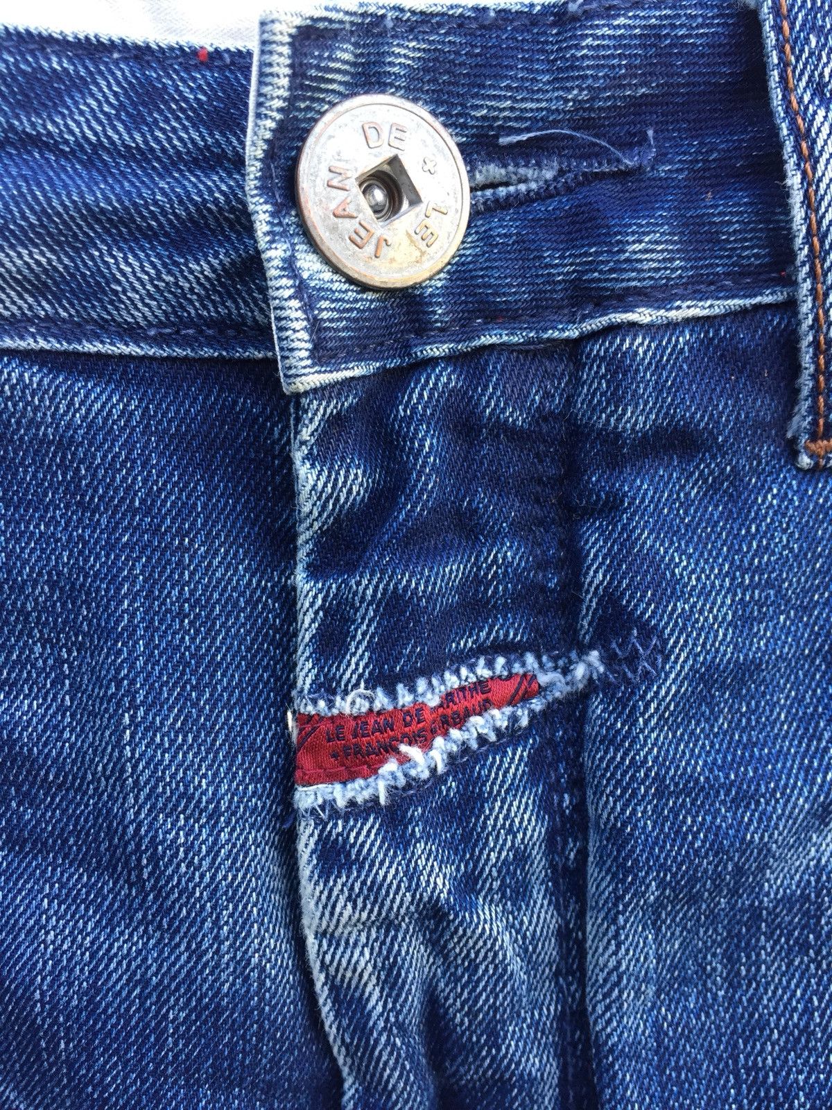 Marithe + Francois Girbaud × Vintage M+FG Ripped Washed Engineered Jeans Size US 32 / EU 48 - 2 Thumbnail