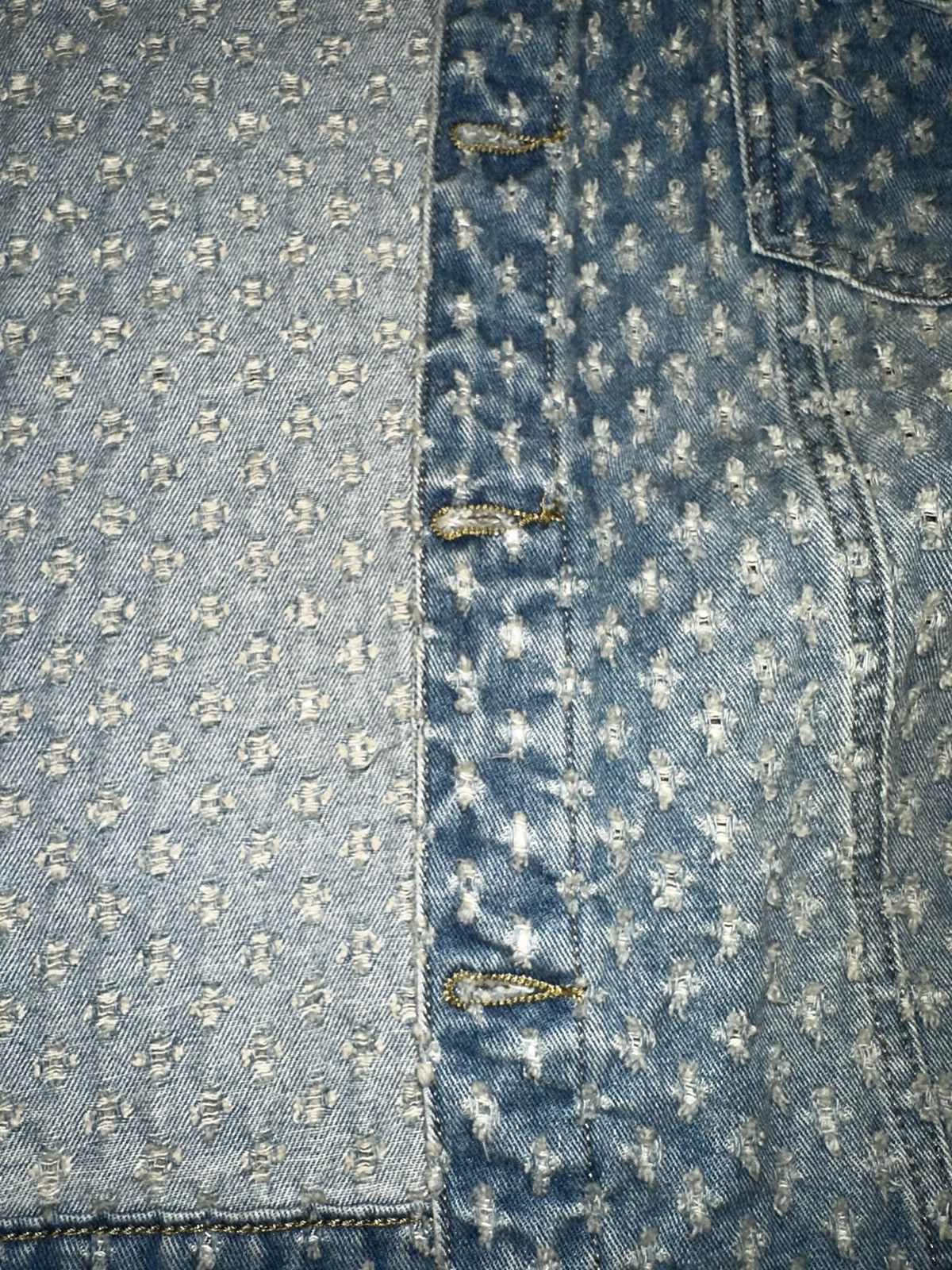 Jaded London Jaded London Destroyed Denim Jacket Size US M / EU 48-50 / 2 - 2 Thumbnail