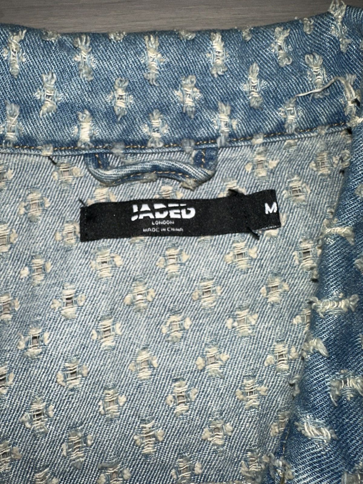 Jaded London Jaded London Destroyed Denim Jacket Size US M / EU 48-50 / 2 - 3 Thumbnail
