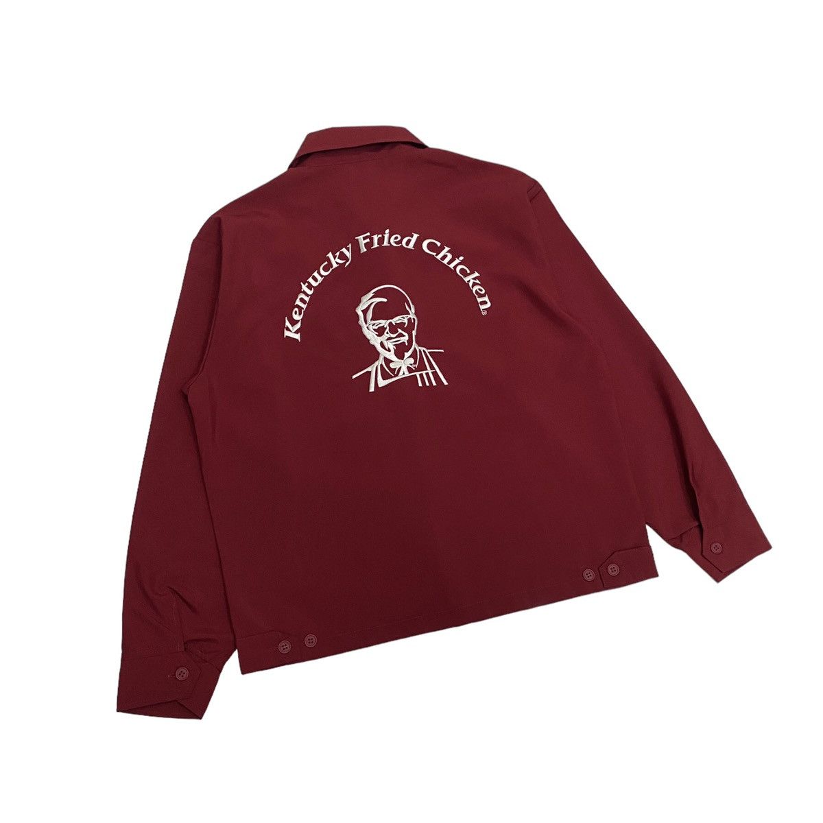 Japanese Brand VINTAGE KFC WE’RE NO 1 KENTUCKY FRIED CHICKEN WORKER JACKET Size US M / EU 48-50 / 2 - 6 Thumbnail
