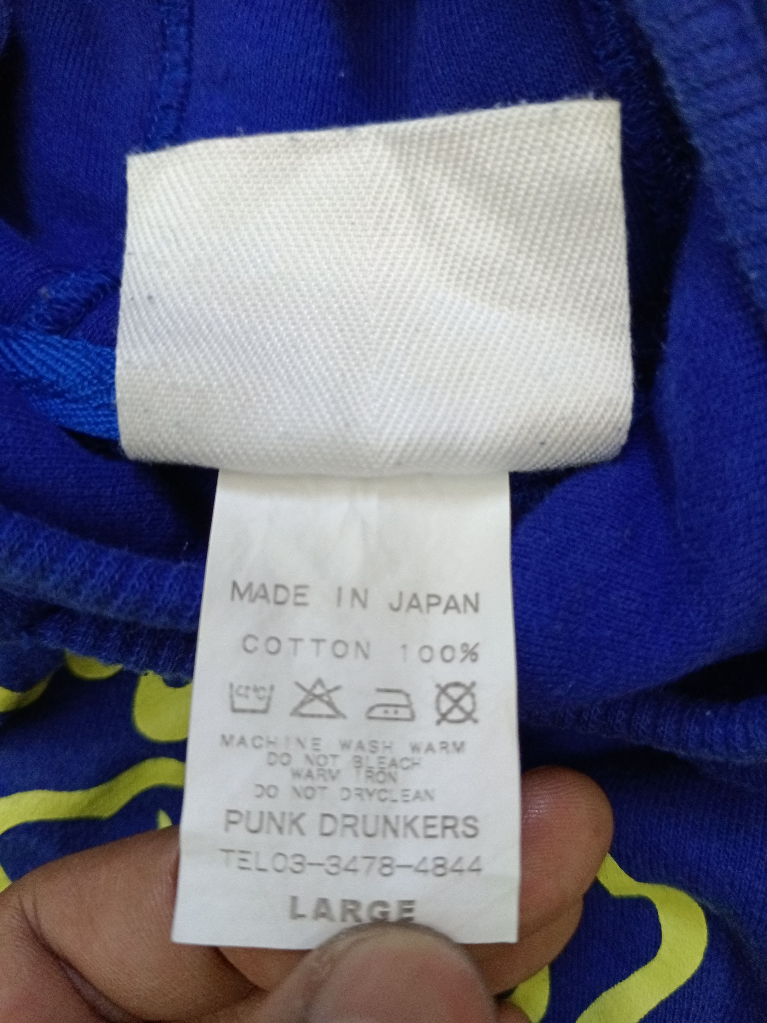 Japanese Brand Vintage 90s Punk Drunkers Japanese Streetwear Hoodie Size US L / EU 52-54 / 3 - 6 Thumbnail