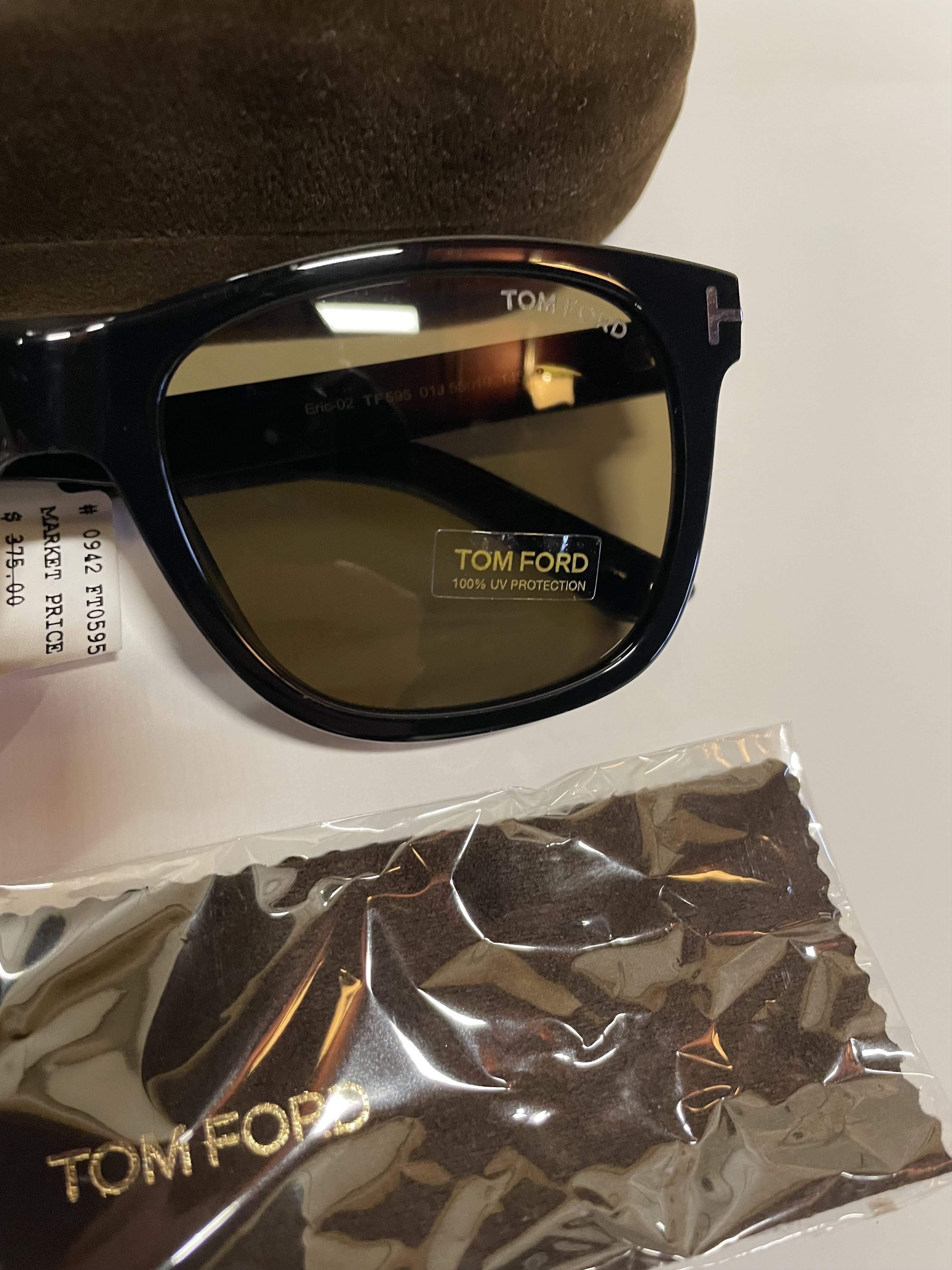 Tom Ford TOM FORD Eric Square Acetate Sunglasses Size ONE SIZE - 9 Thumbnail