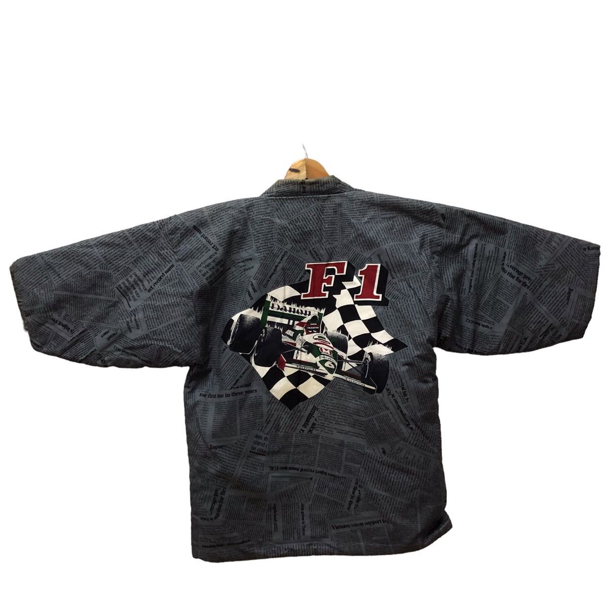 Avantace fullprinted quilted kimono