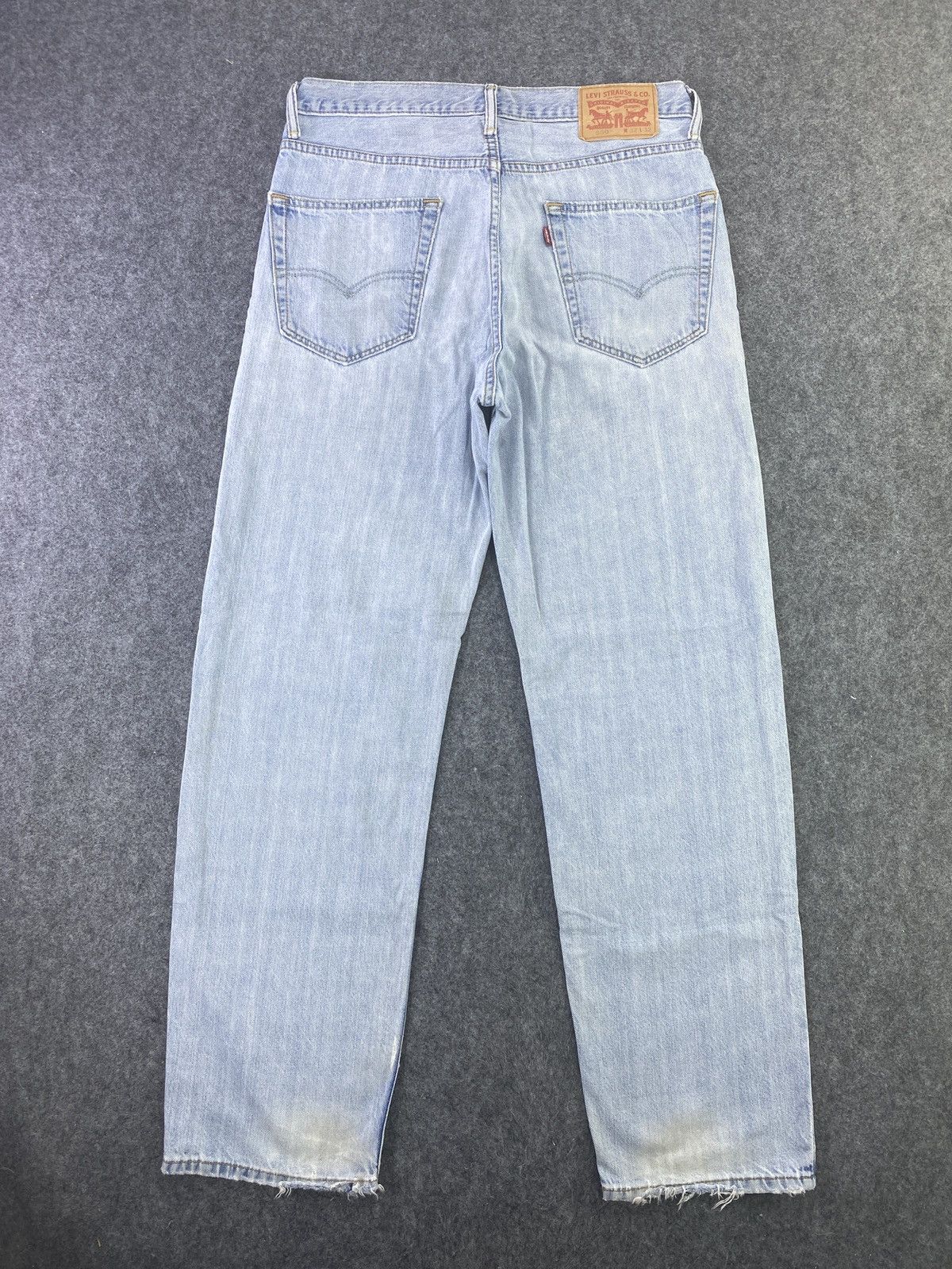Levi's Vintage Levi's 550 Jeans Distress Blue Wash- J716 Size US 34 / EU 50 - 2 Thumbnail