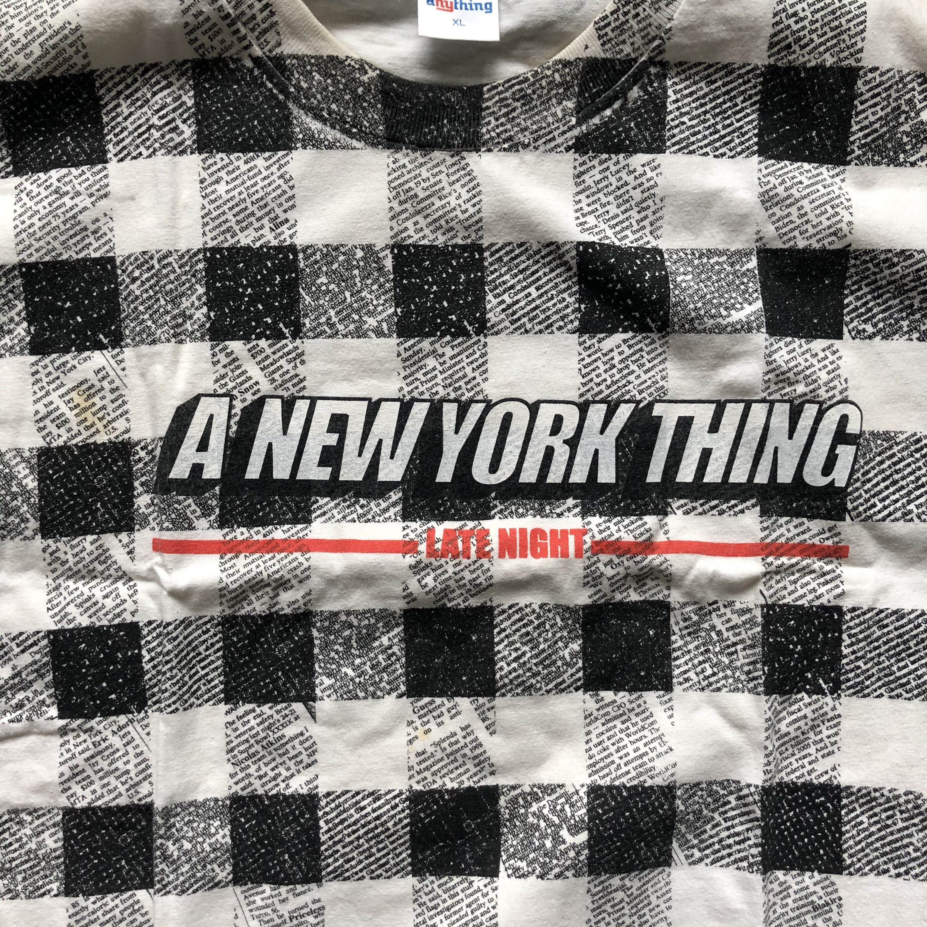 aNYthing aNYthing Newyork Archive News paper t-shirt XL Size US XL / EU 56 / 4 - 2 Thumbnail