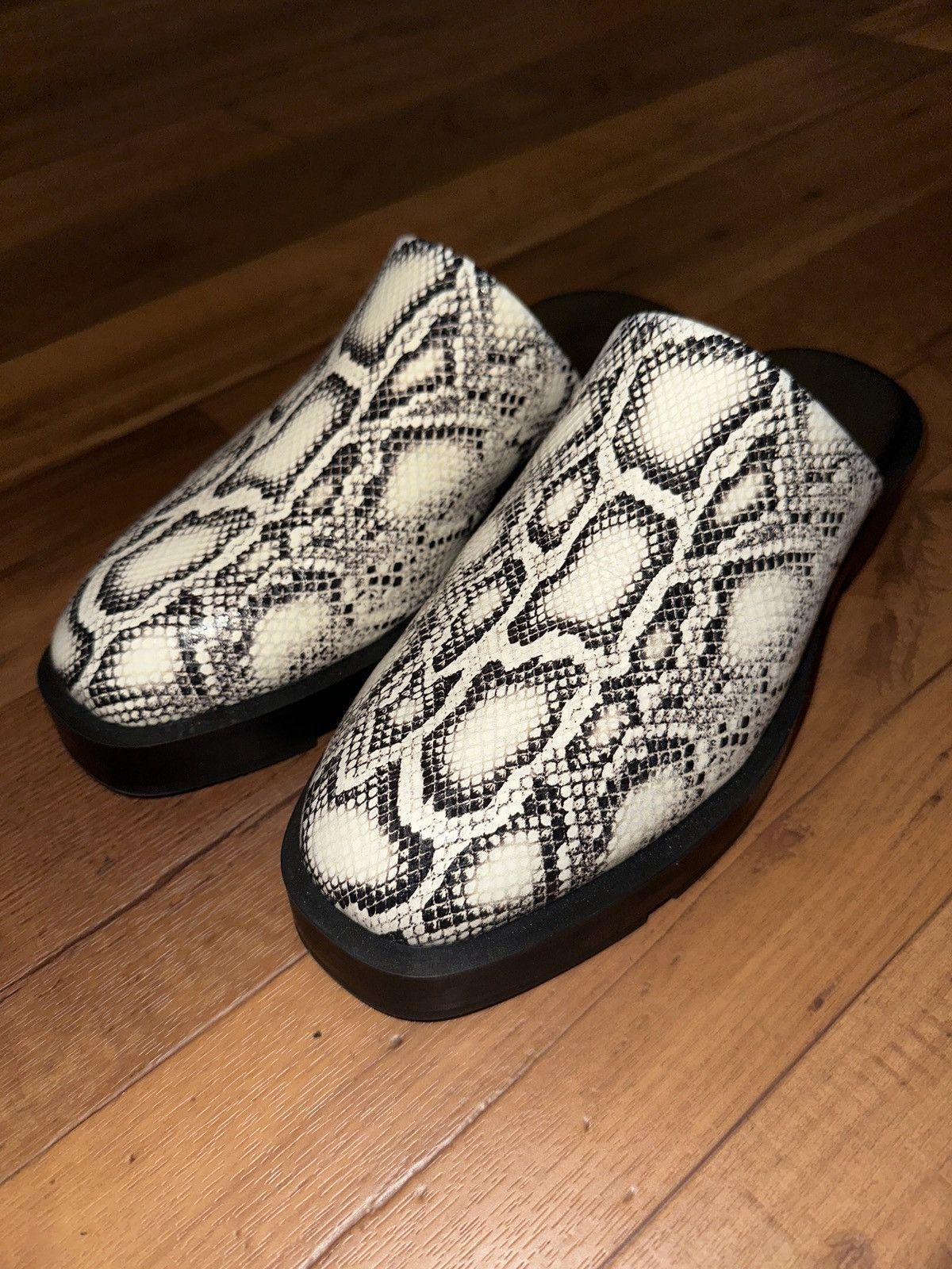 Givenchy Snake Print Loafers