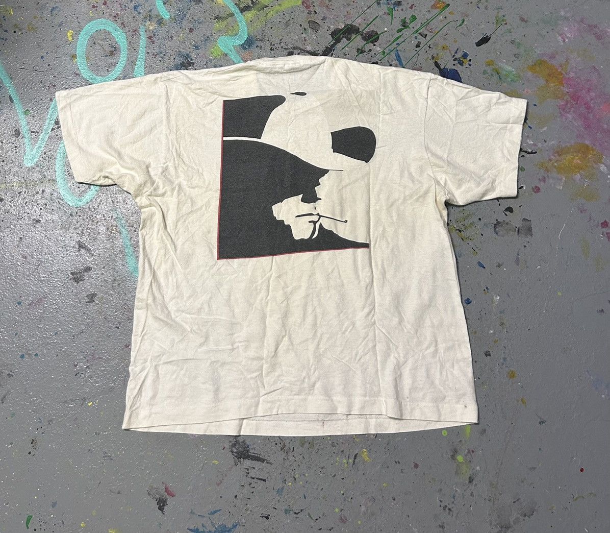 T-shirt Vintage Marlboro Années 90 Rayé Gris - Taille XL Pour Homme - Neuf Sans étiquettes