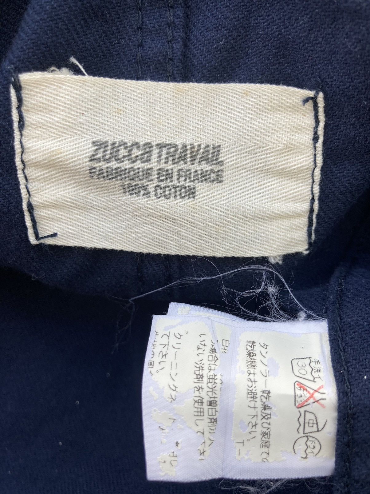 ZUCCA TRAVIAL FRANCE FABRICS COTTON JACKET
