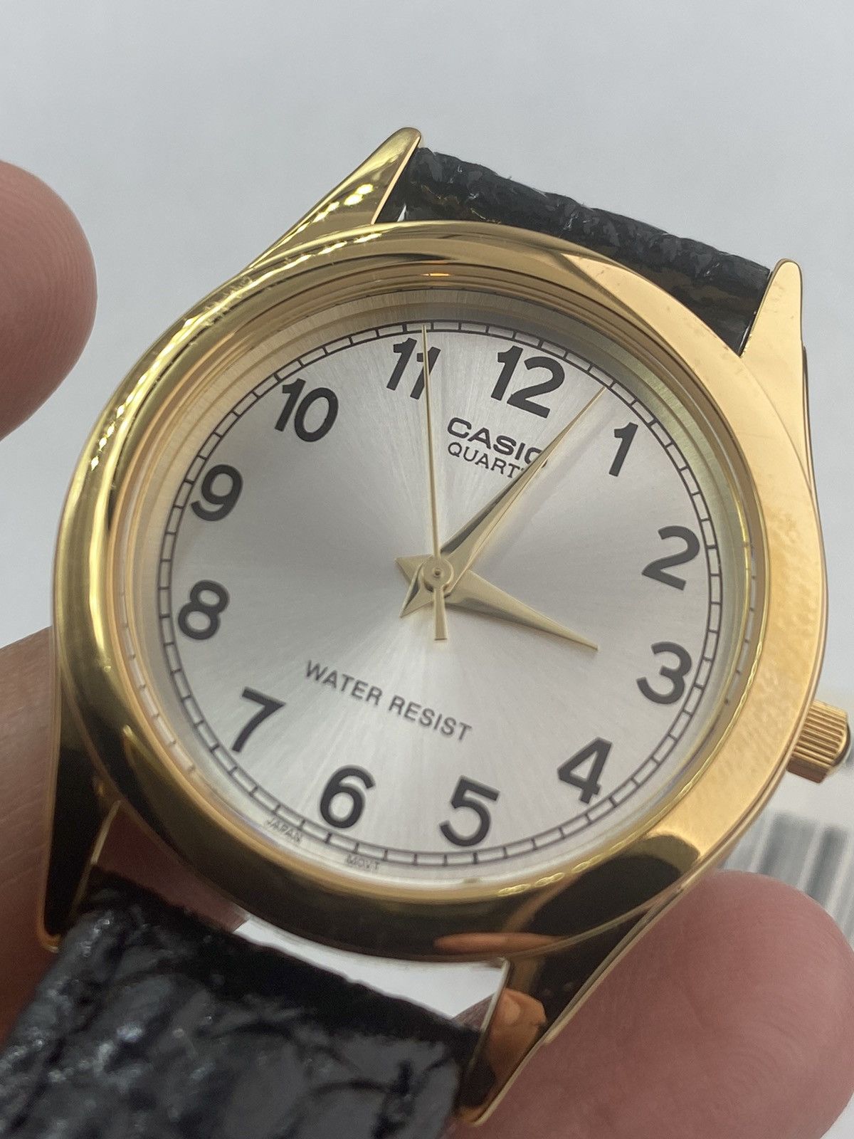 Casio Watch with Leather Band