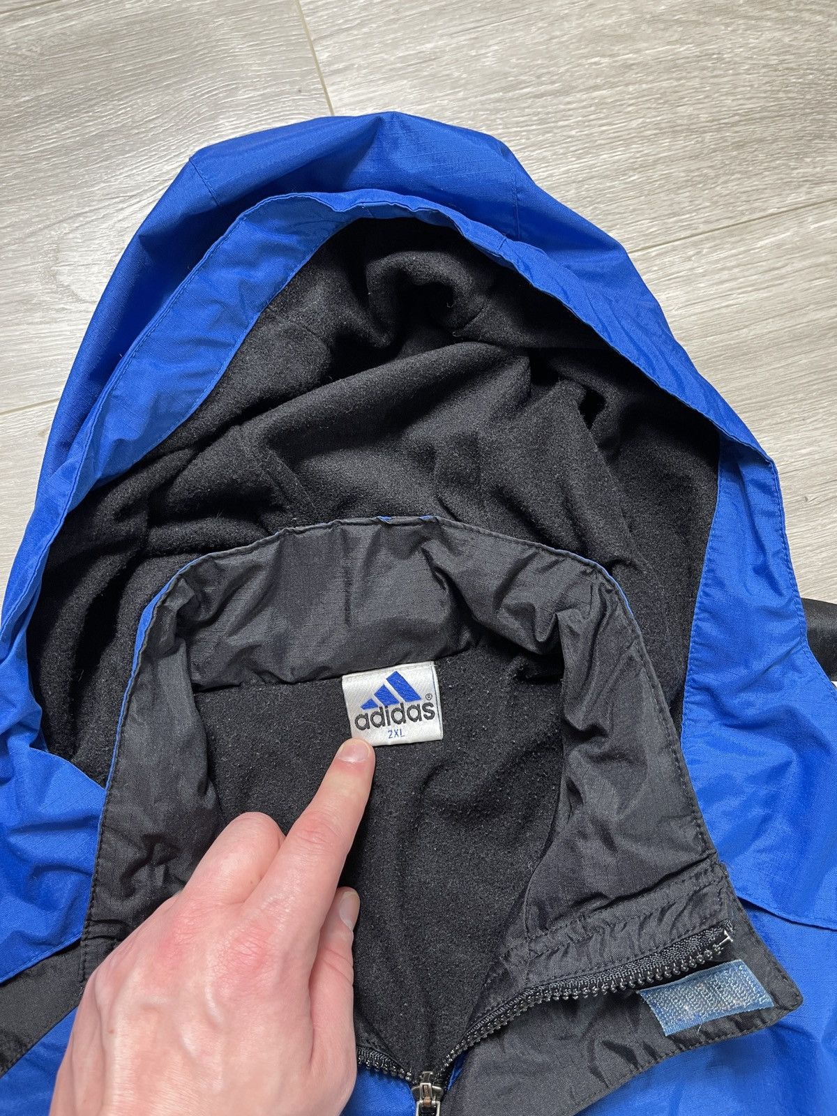 Adidas × Vintage Vintage 90s Bayern Munich Zip Up Sideline Jacket Rain XXL Size US XXL / EU 58 / 5 - 7 Thumbnail