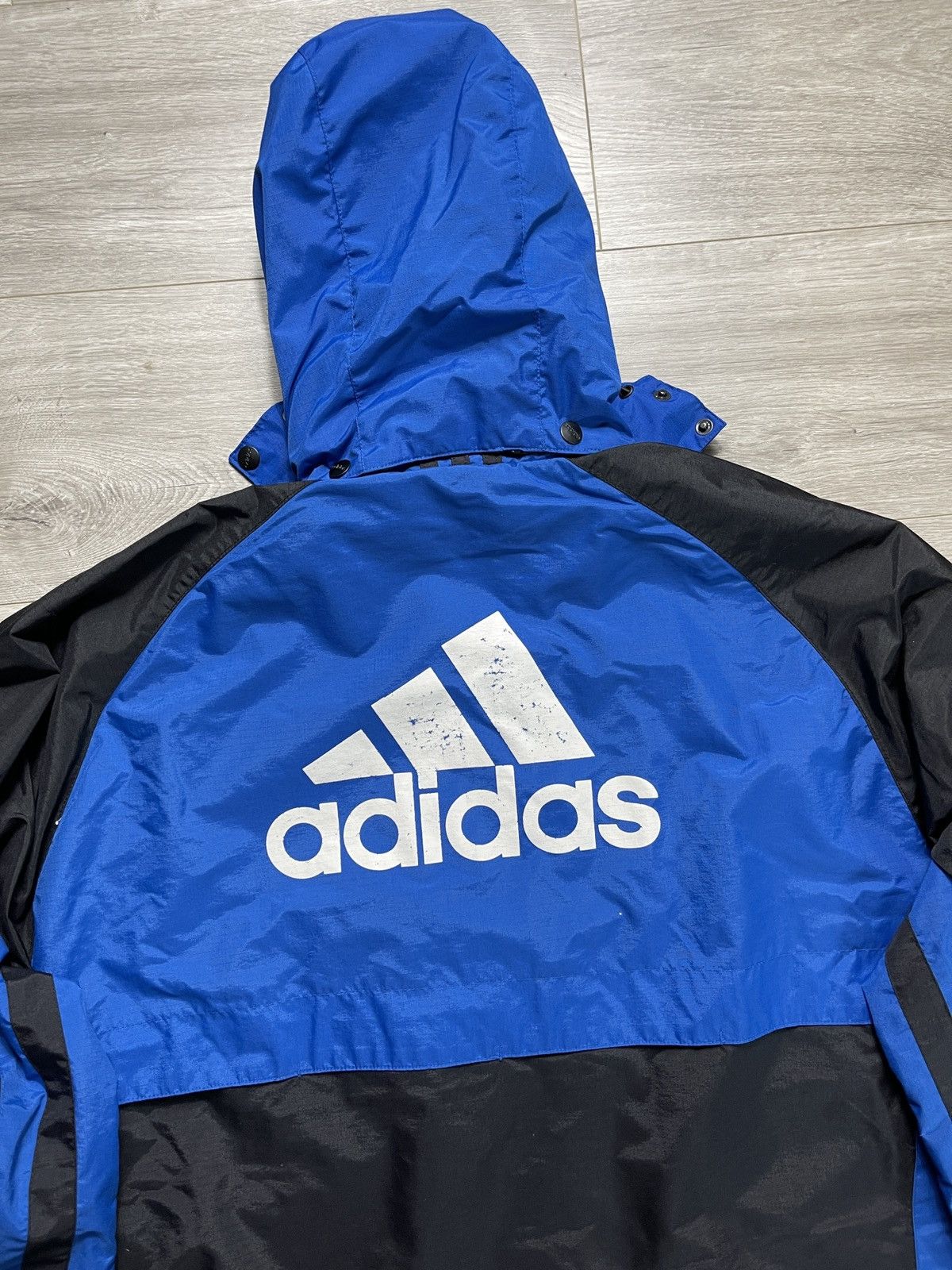Adidas × Vintage Vintage 90s Bayern Munich Zip Up Sideline Jacket Rain XXL Size US XXL / EU 58 / 5 - 8 Thumbnail