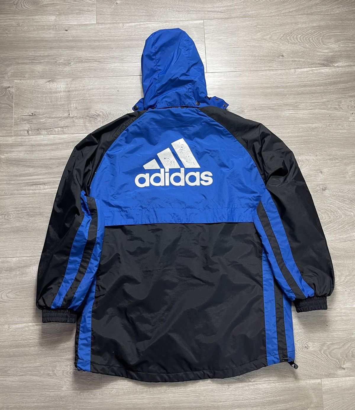 Adidas × Vintage Vintage 90s Bayern Munich Zip Up Sideline Jacket Rain XXL Size US XXL / EU 58 / 5 - 2 Thumbnail
