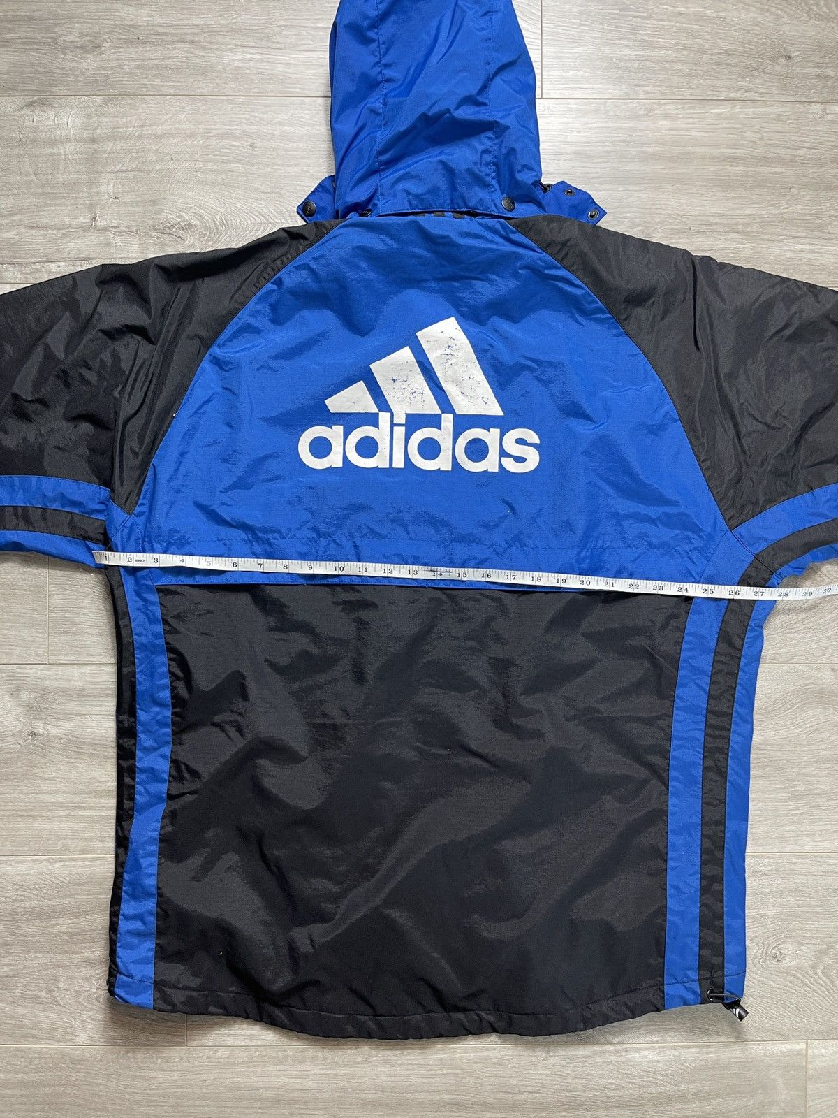 Adidas × Vintage Vintage 90s Bayern Munich Zip Up Sideline Jacket Rain XXL Size US XXL / EU 58 / 5 - 9 Thumbnail