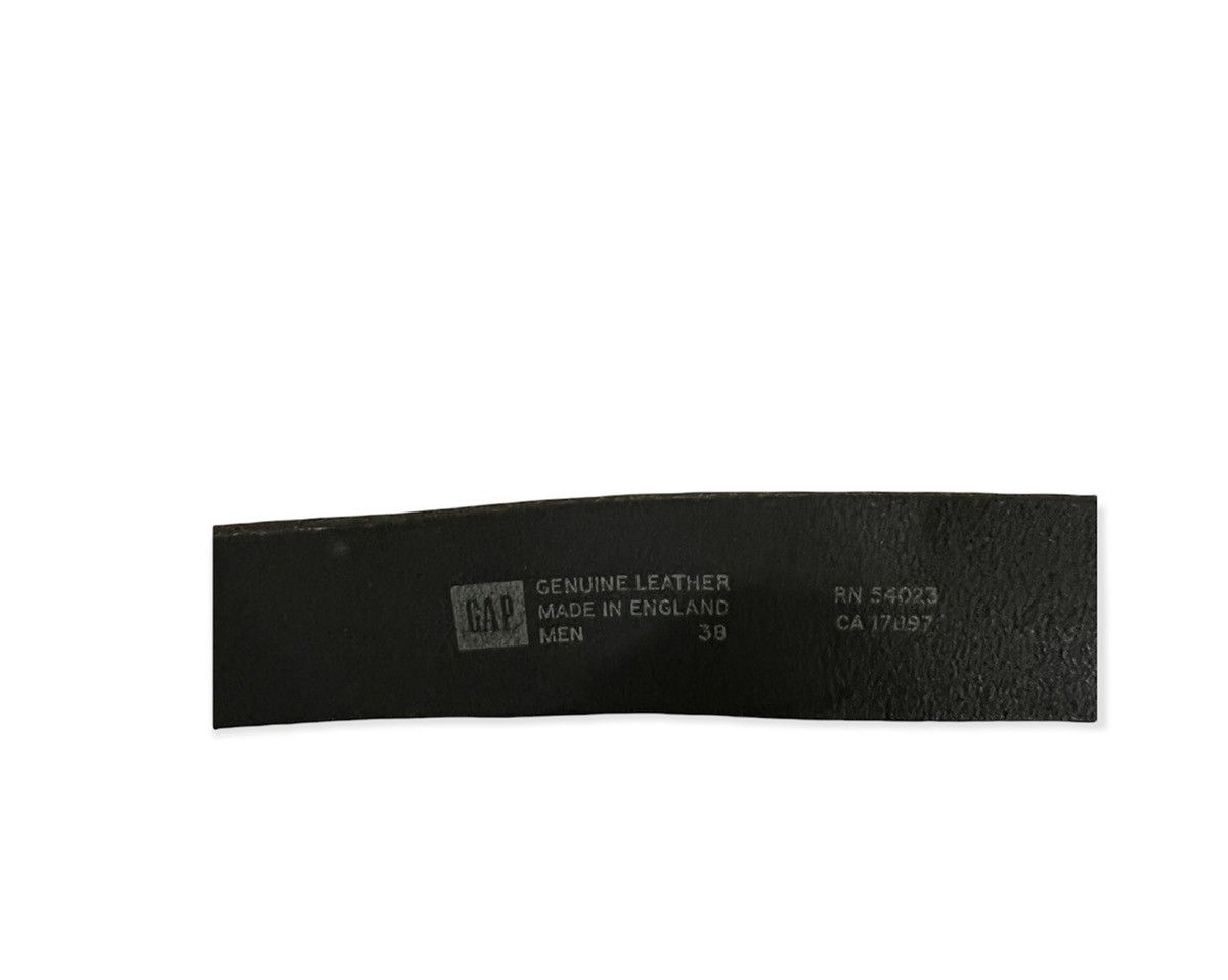Gap Vintage Gap Solid Brass Leather Buckle Belt Size ONE SIZE - 4 Thumbnail