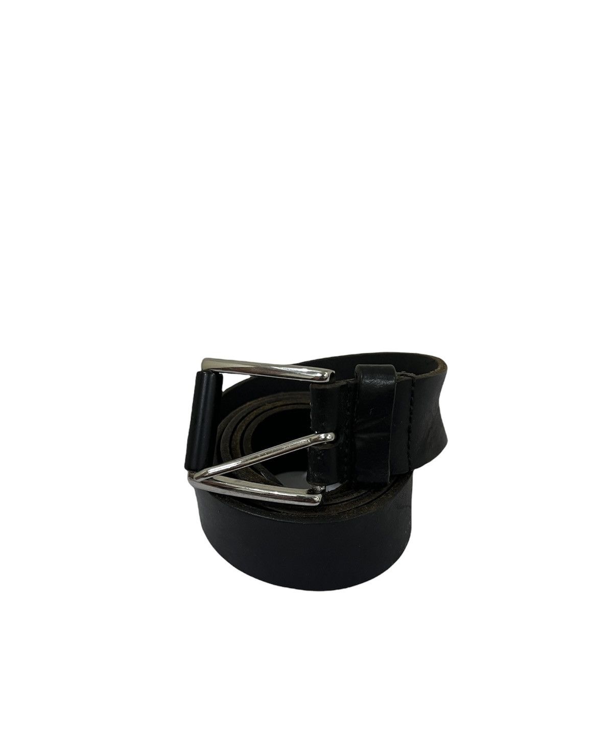 Vintage Gap Solid Brass Leather Buckle Belt