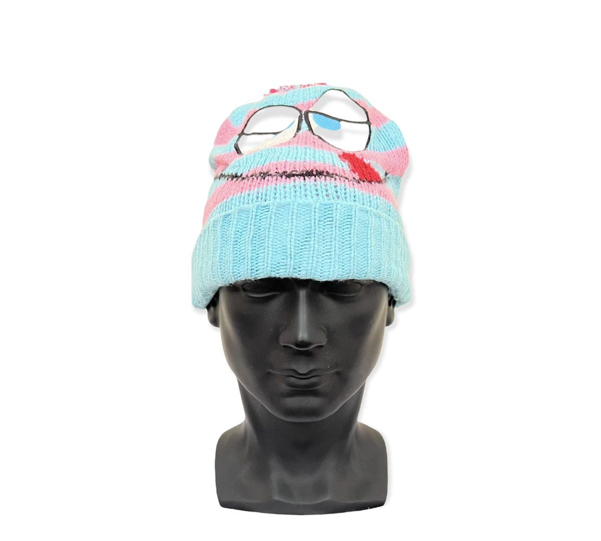 Vintage Vintage Smile Beanie Hat Size ONE SIZE - 1 Thumbnail