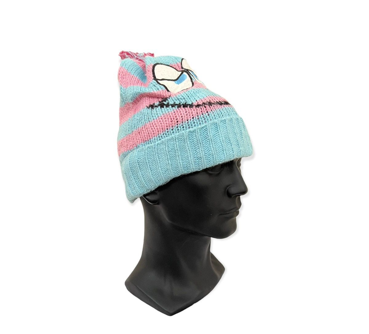 Vintage Vintage Smile Beanie Hat Size ONE SIZE - 3 Thumbnail