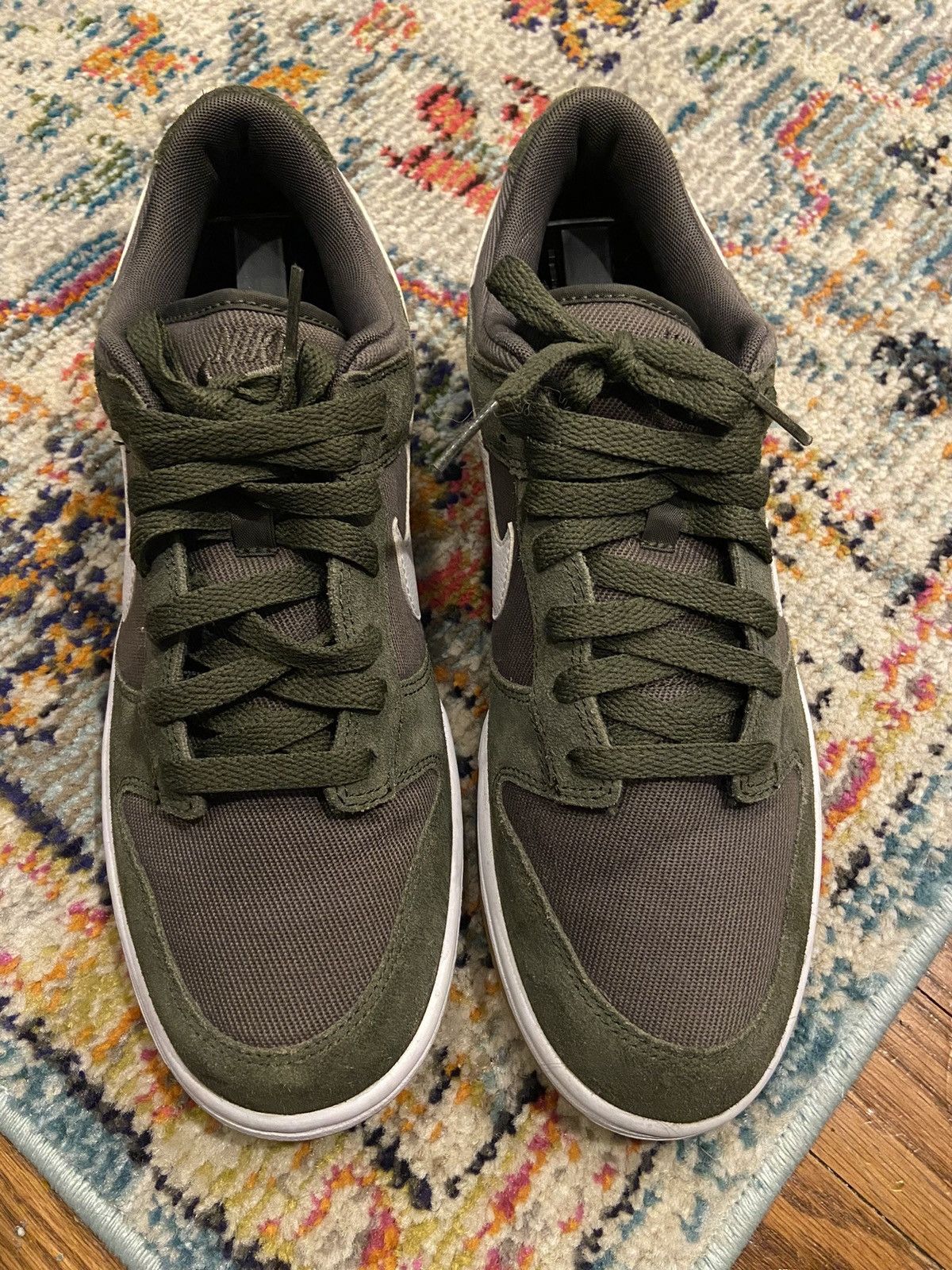Nike Nike Dunk Low Cargo Khaki 2017 Size US 8 / EU 41 - 4 Thumbnail