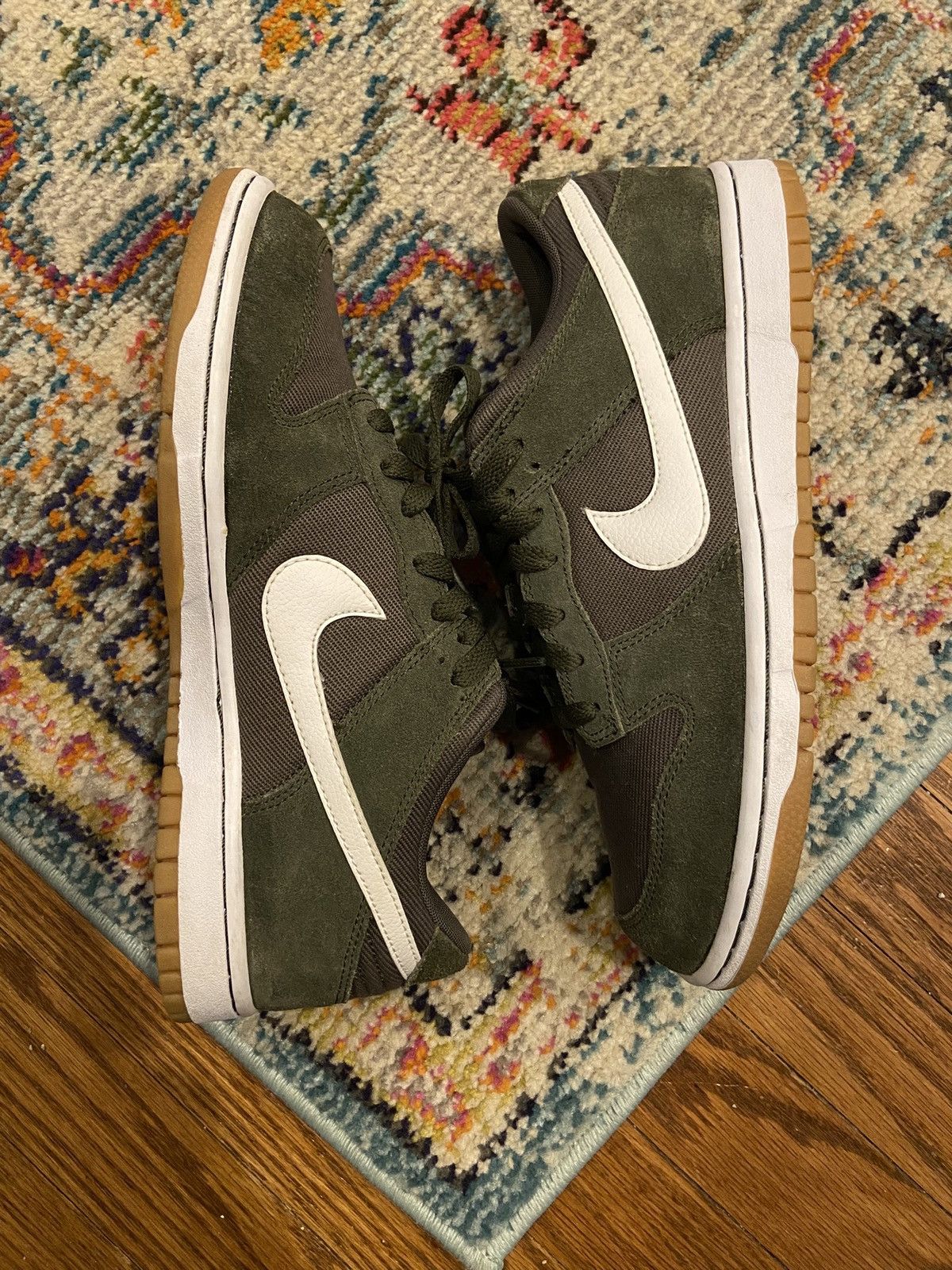 Nike Nike Dunk Low Cargo Khaki 2017 Size US 8 / EU 41 - 2 Thumbnail
