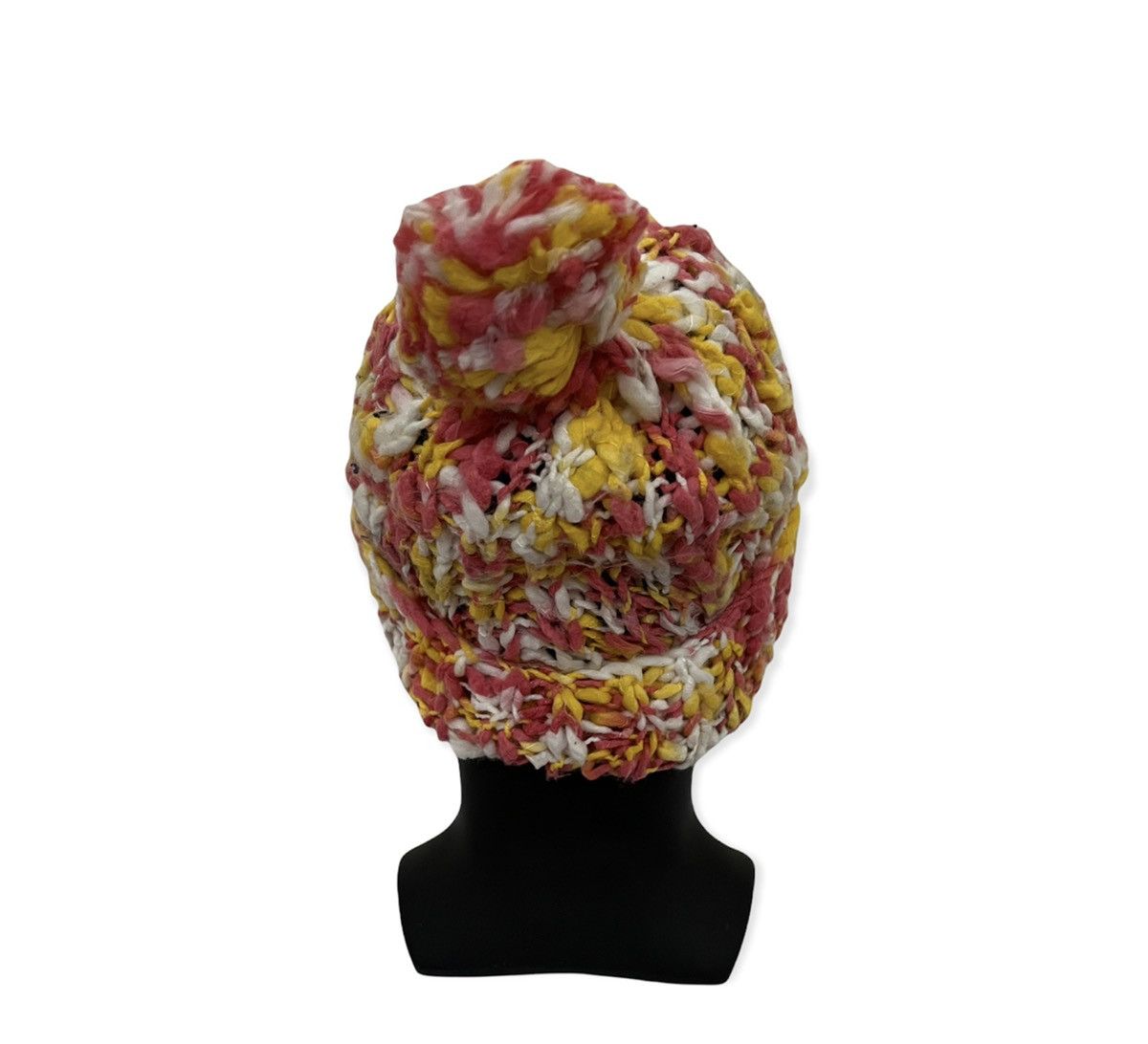 Vintage Vintage Knit Multicolour Beanie Hat Size ONE SIZE - 4 Thumbnail
