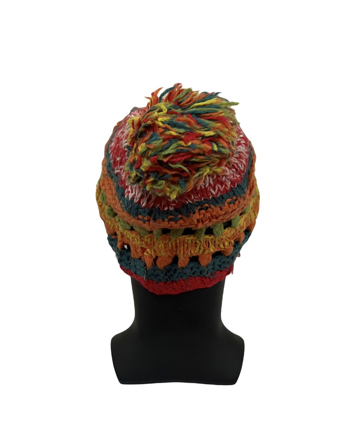 Japanese Brand Japanese Brand Ampersand Knit Rainbow Colour Beanie Hat Size ONE SIZE - 4 Thumbnail
