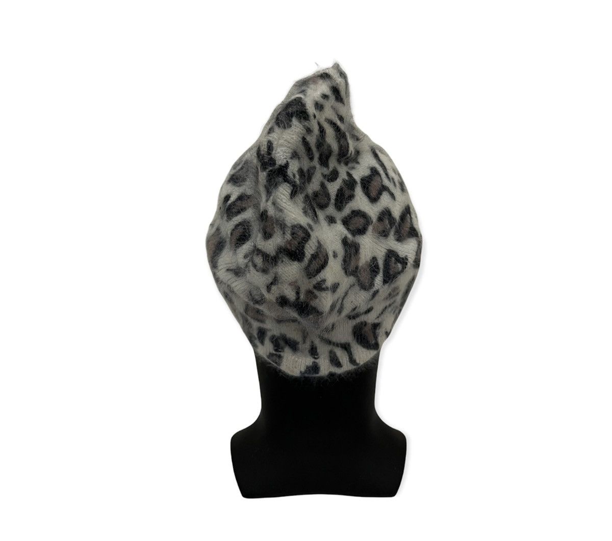 Vintage Vintage Leopard Overprint Beanie Hat Size ONE SIZE - 4 Thumbnail