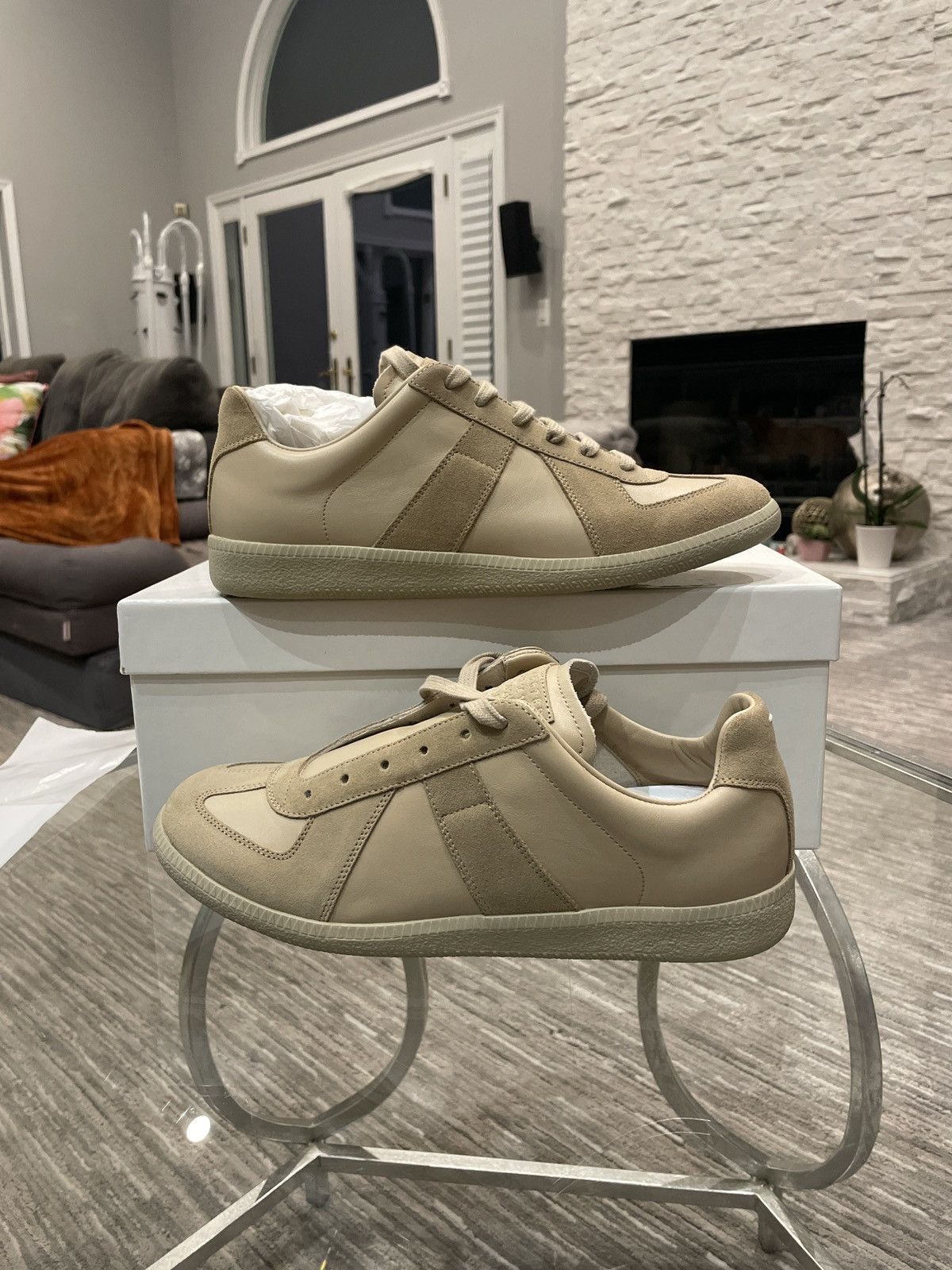 Maison Margiela MAISON MARGIELA REPLICA LOW OYSTER HUT BEIGE