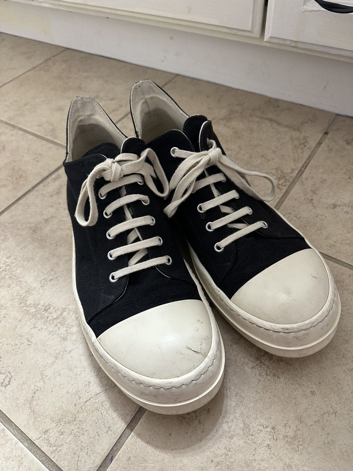 Rick Owens Rick owens ramones low | Grailed