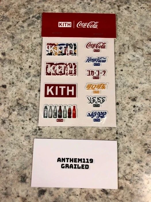 Coca Cola × Kith Kith x Coca-Cola Puff Sticker Pack 2018 | Grailed