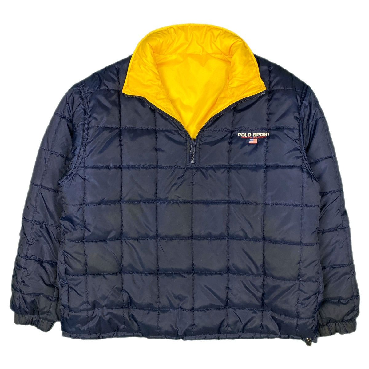 Vintage Vintage polo sport Reversible puffer pullover Size US L / EU 52-54 / 3 - 2 Thumbnail